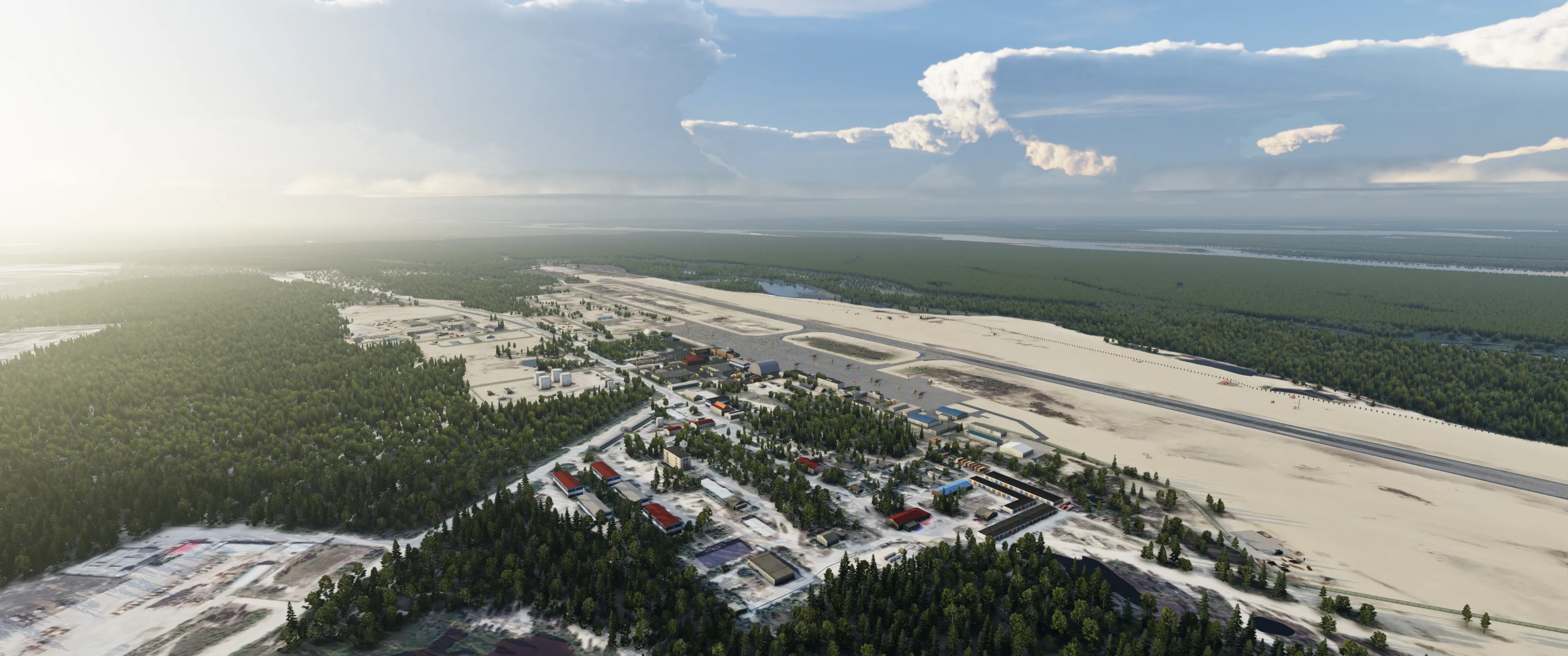 Аэропорт USMM ( Надым, Россия )