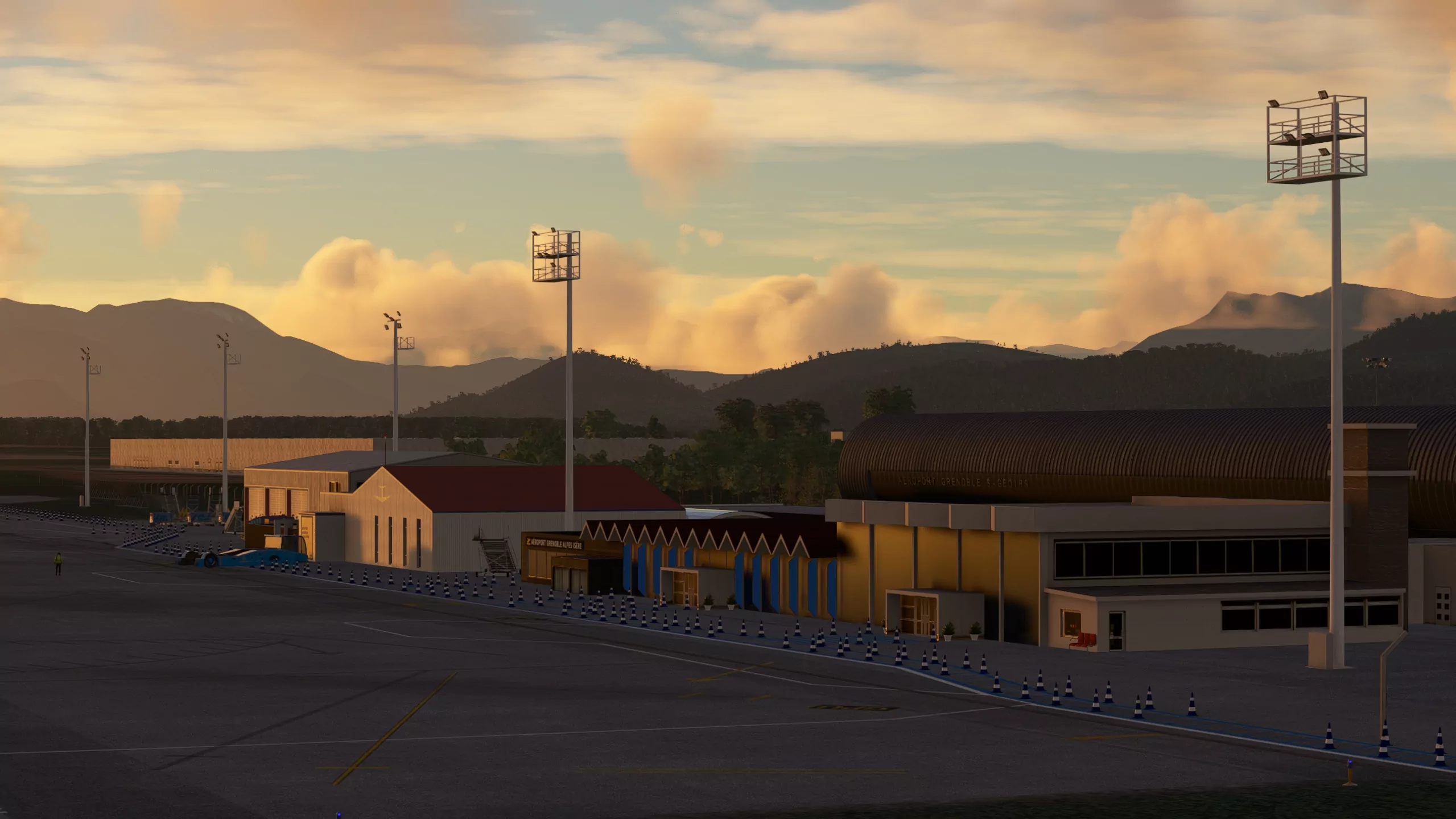 Аэропорт LFLS ( Гренобль, Франция )