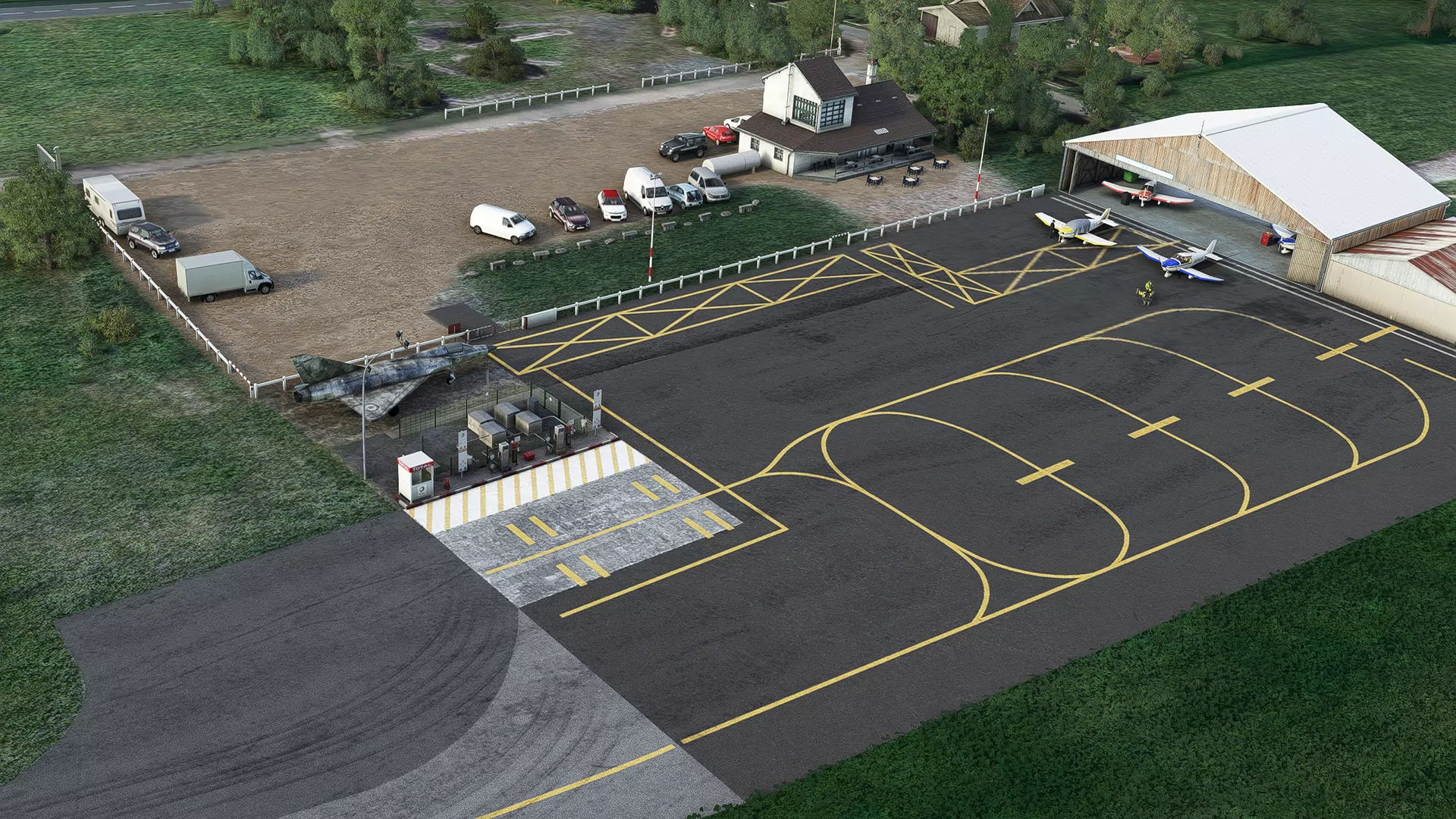 Аэродром LFGM ( Монсо-ле-Мин, Франция )