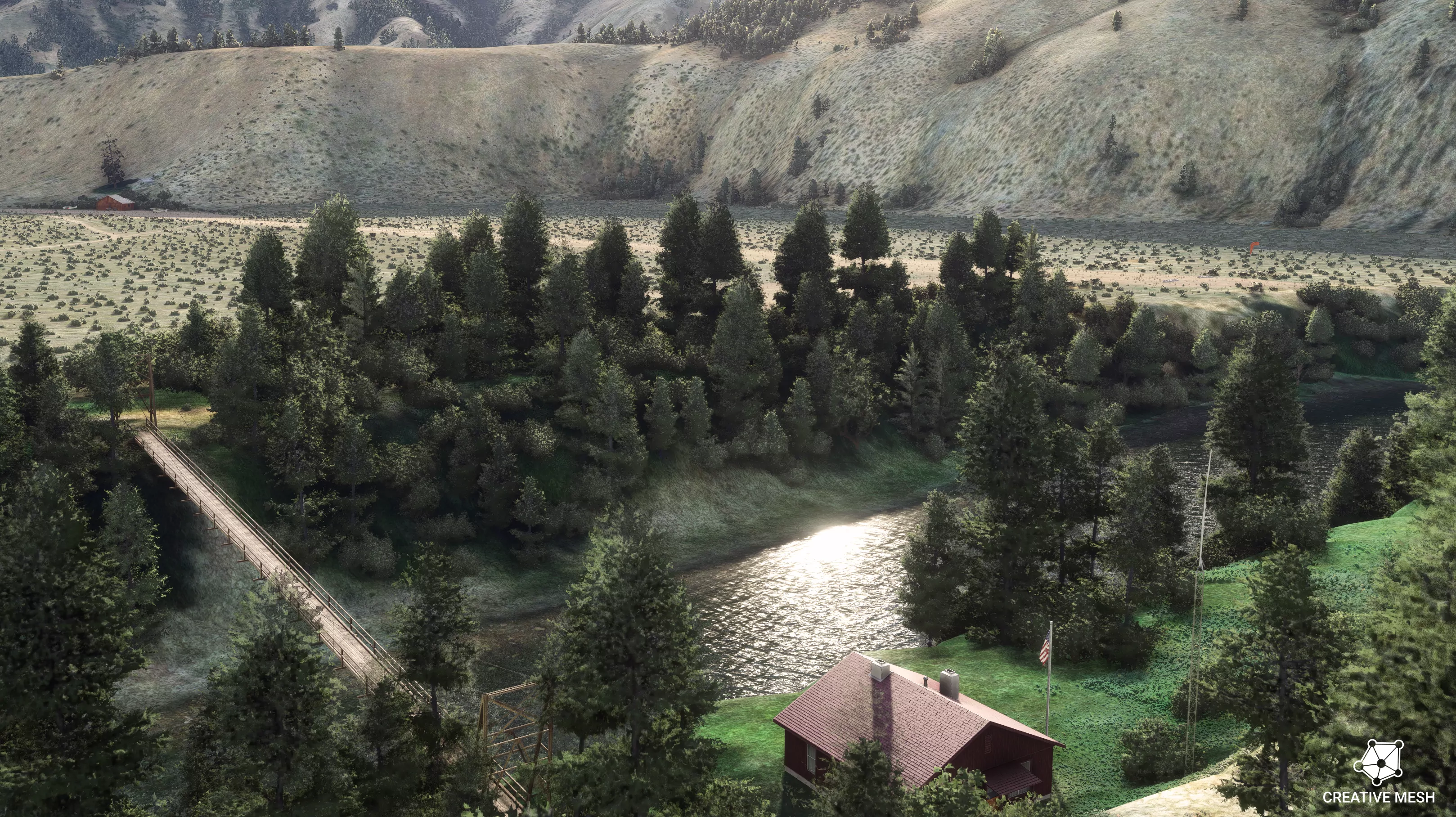 Аэродром 2U8 ( Томас-Крик, США )