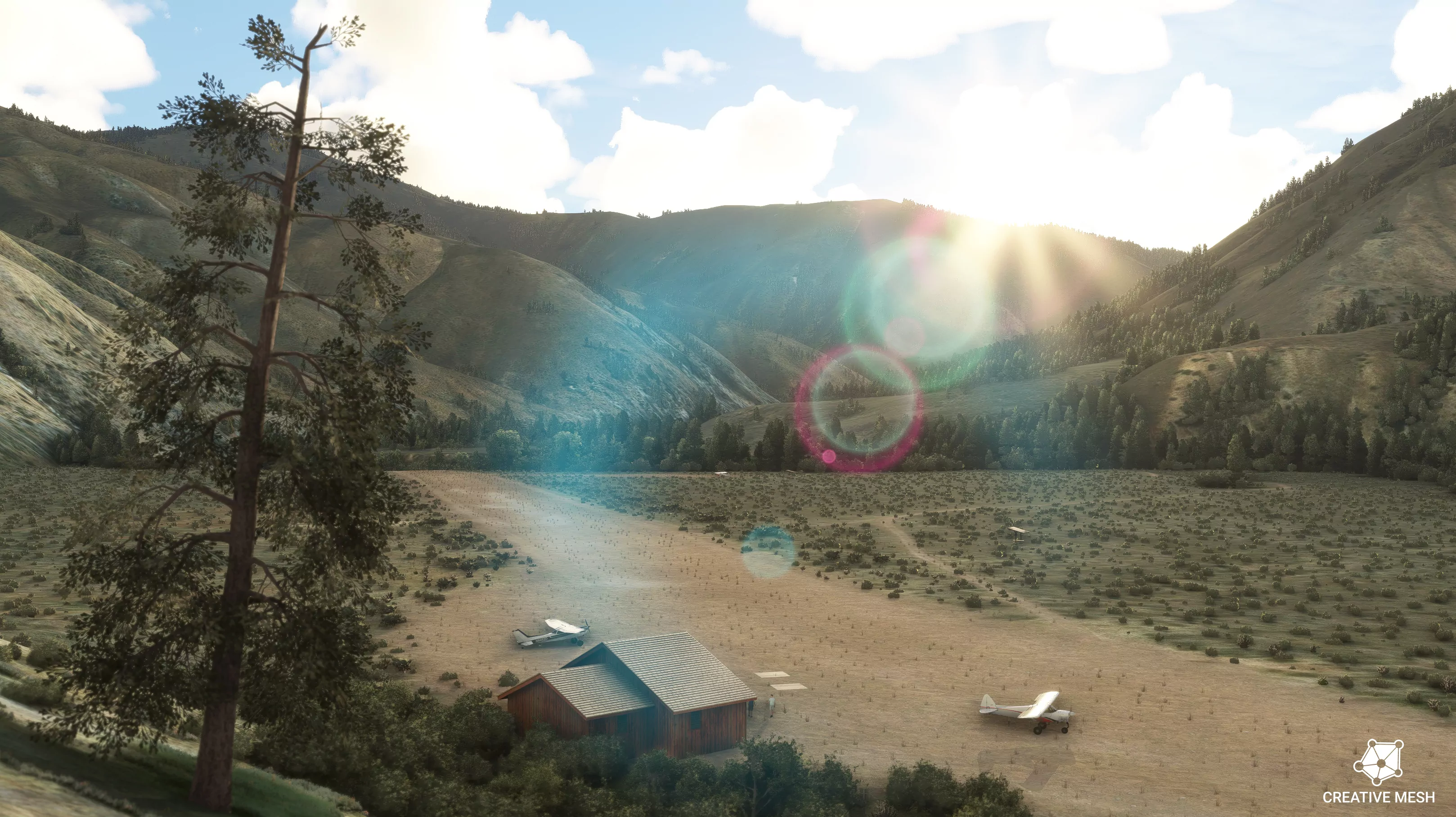 Аэродром 2U8 ( Томас-Крик, США )