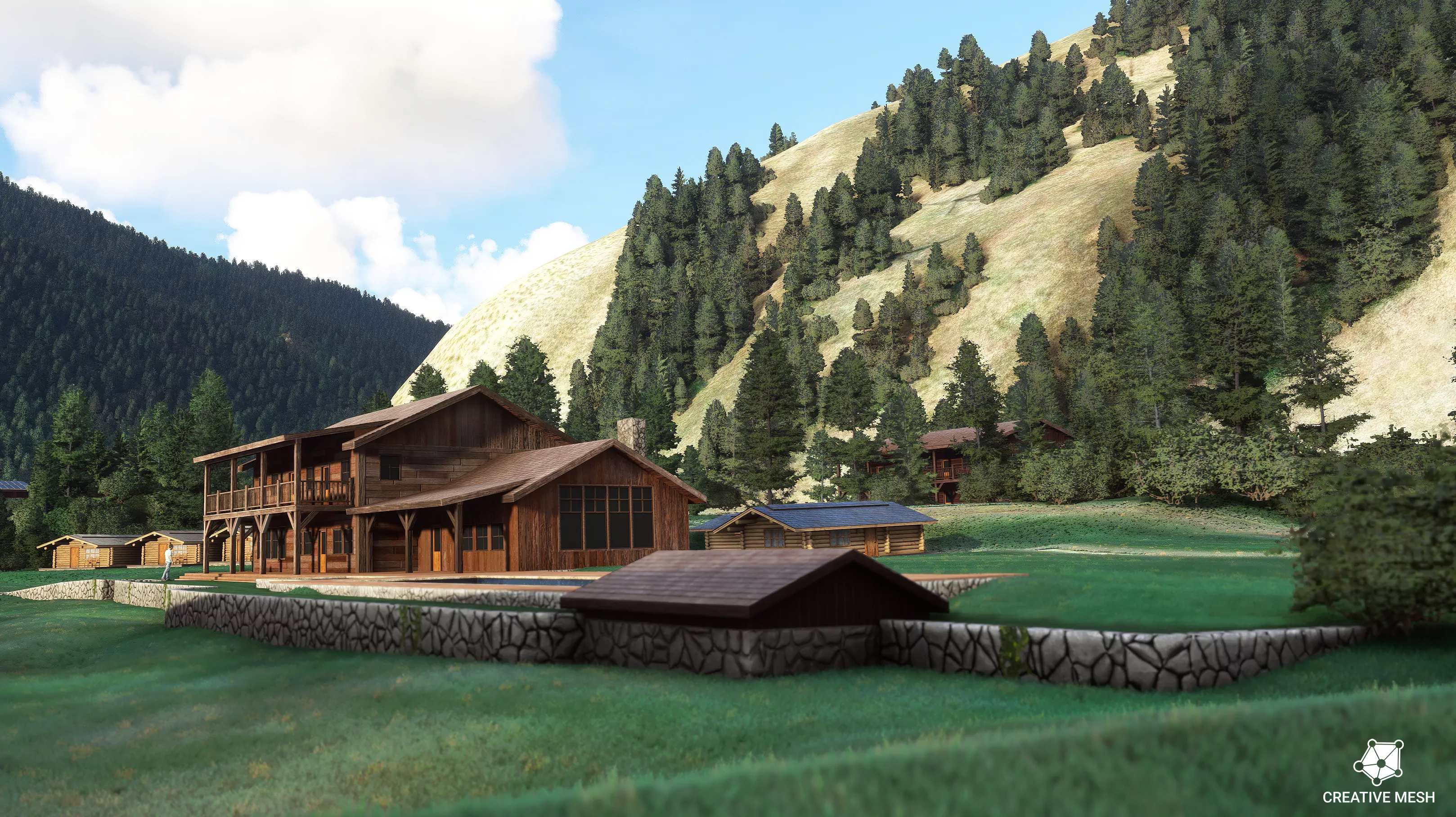 Аэродром 2U8 ( Томас-Крик, США )