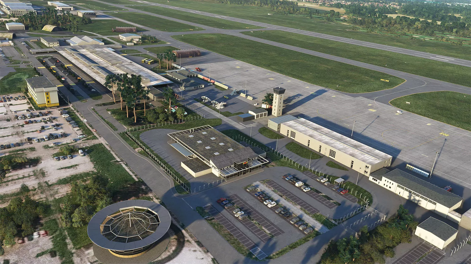 Аэропорт EDSB ( Баден-Баден, Германия )