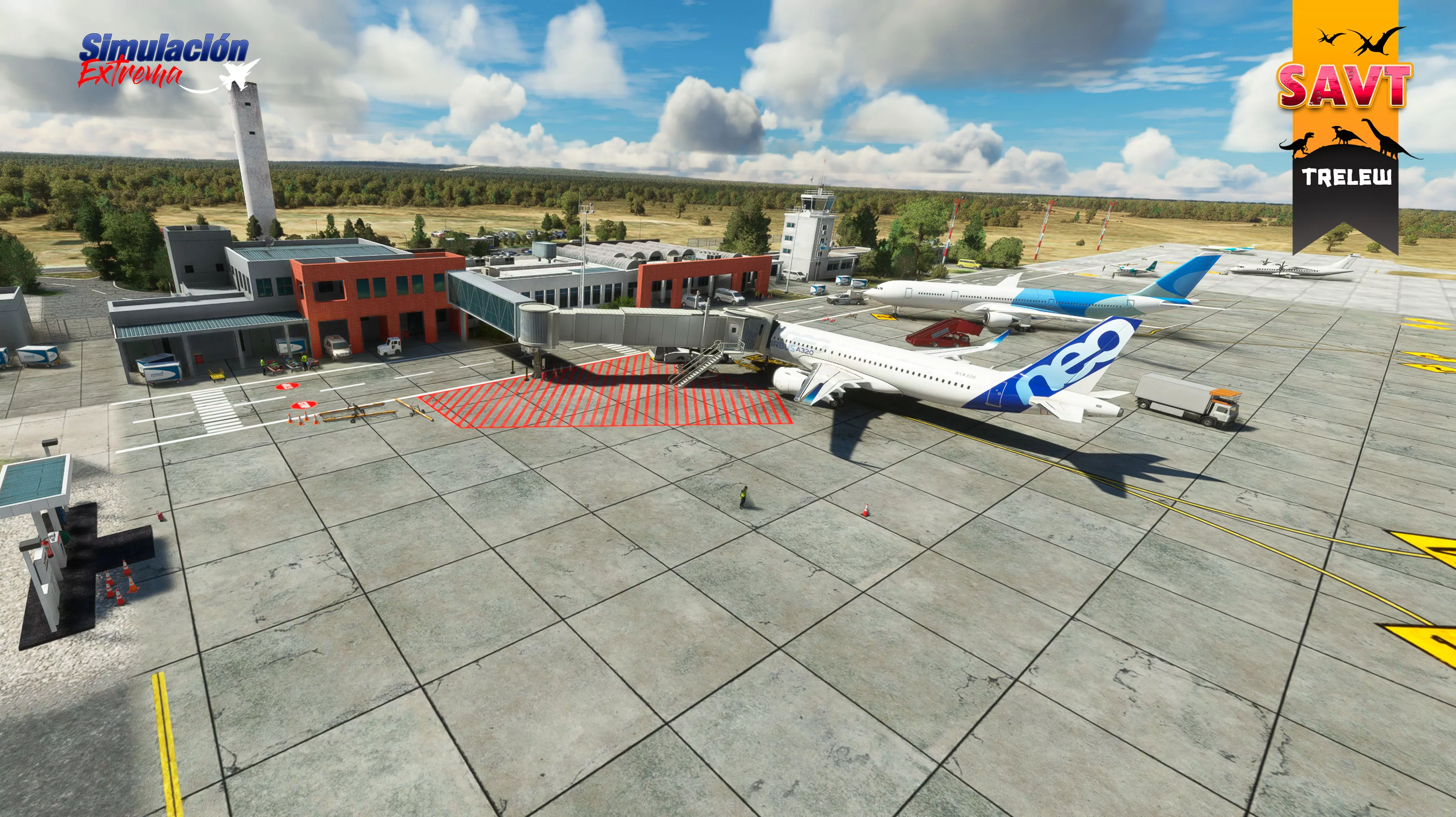 Аэропорт SAVT ( Трелью, Аргентина )