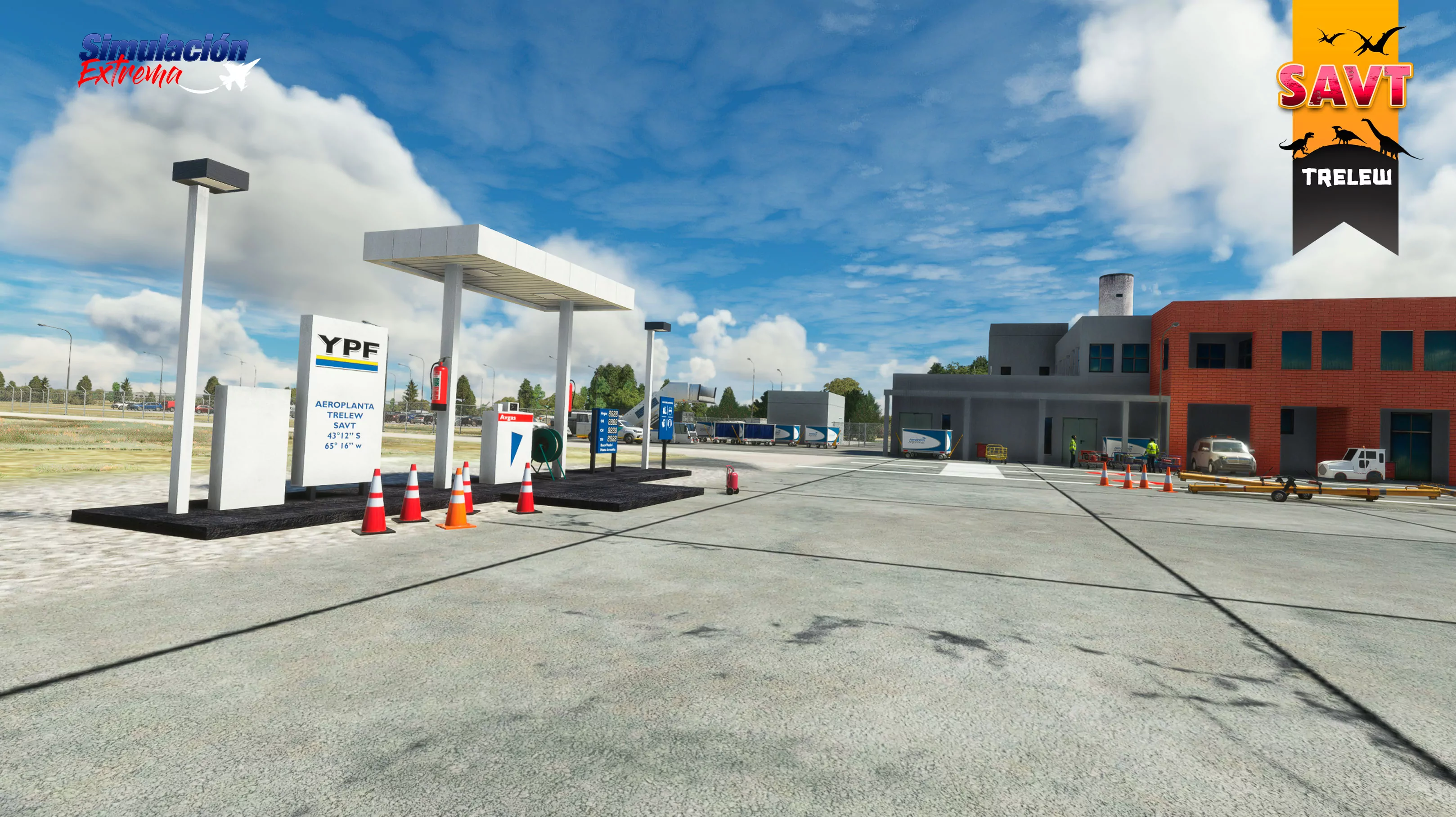 Аэропорт SAVT ( Трелью, Аргентина )