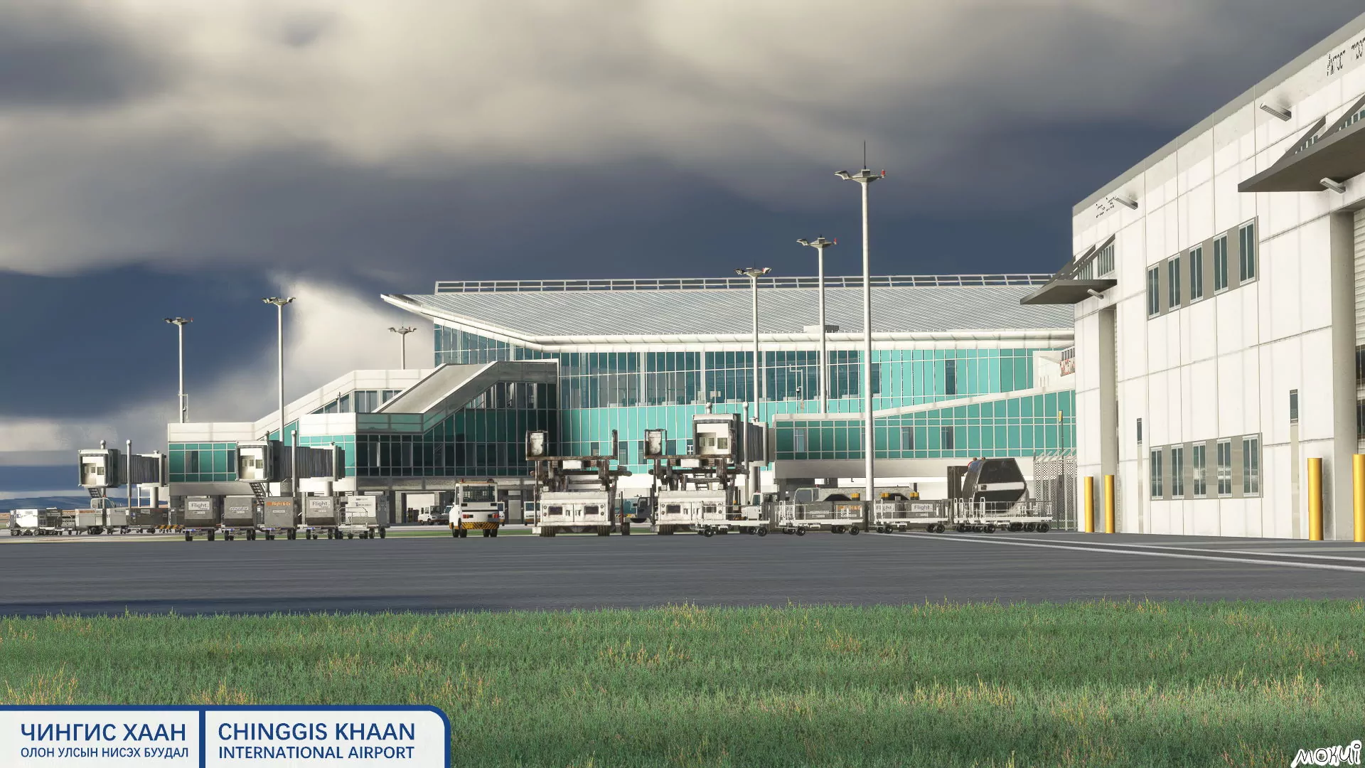 Аэропорт ZMCK ( Улан-Батор, Монголия )