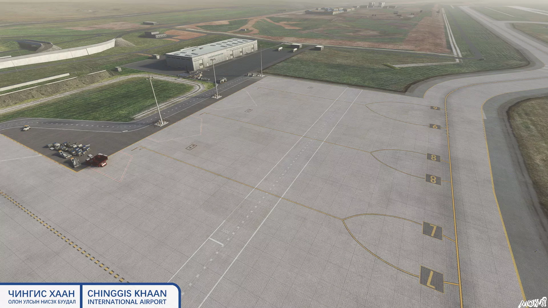 Аэропорт ZMCK ( Улан-Батор, Монголия )