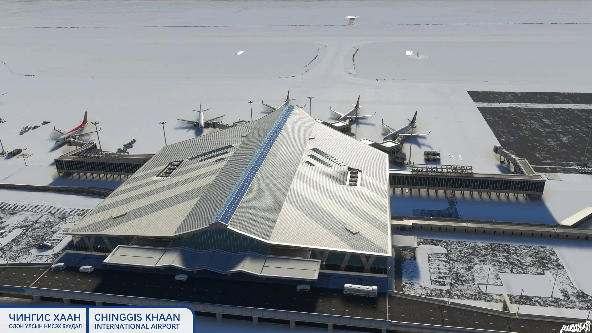 Аэропорт ZMCK ( Улан-Батор, Монголия )