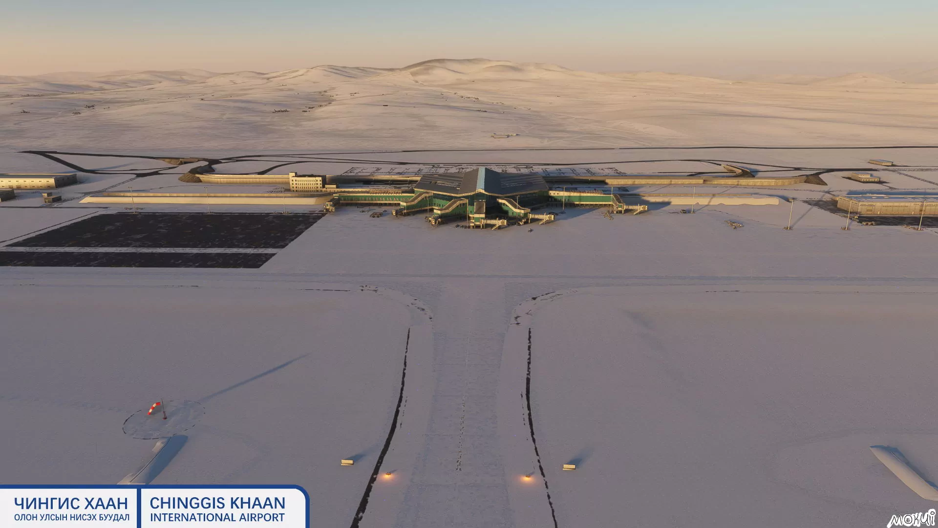 Аэропорт ZMCK ( Улан-Батор, Монголия )