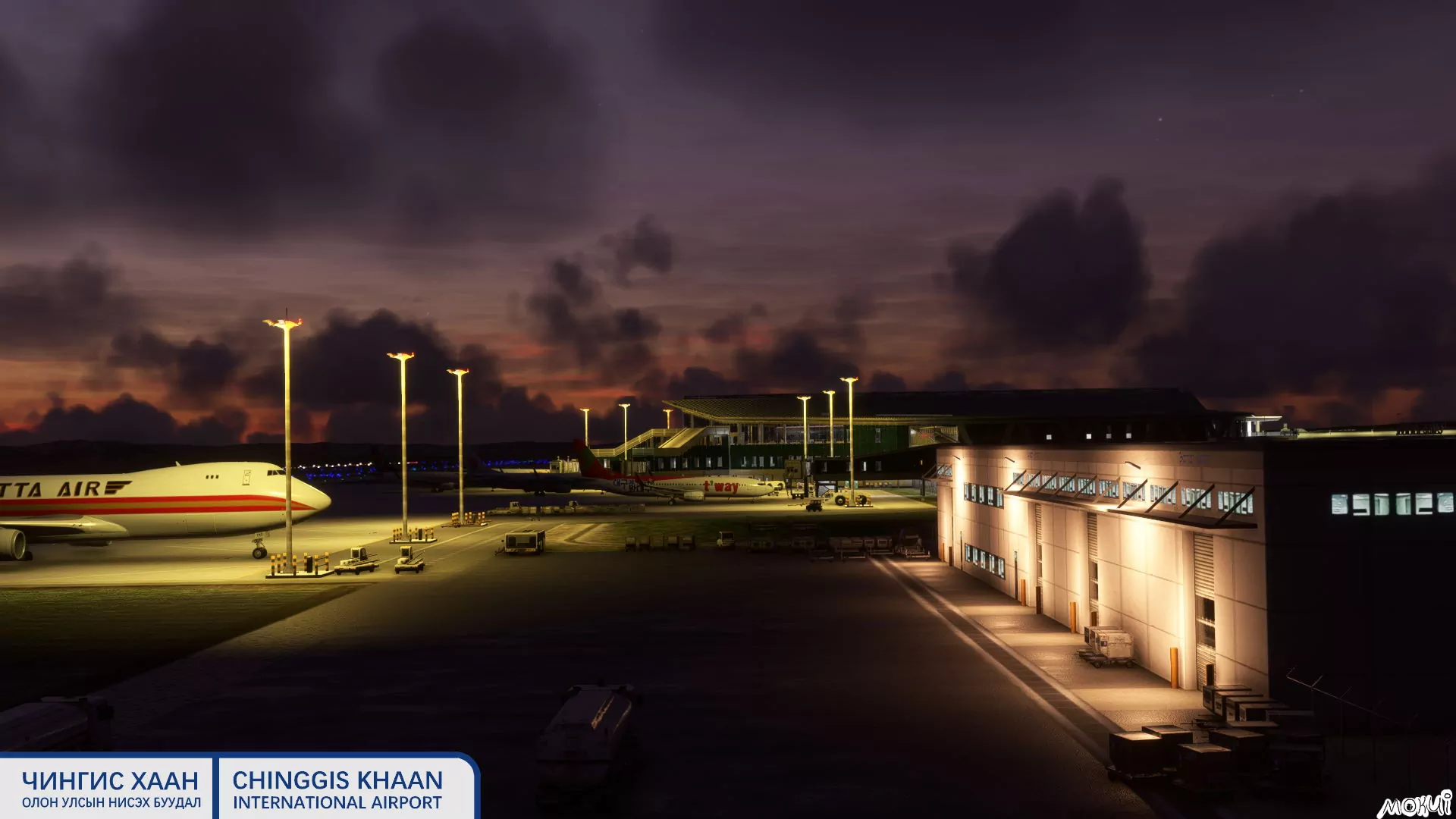 Аэропорт ZMCK ( Улан-Батор, Монголия )
