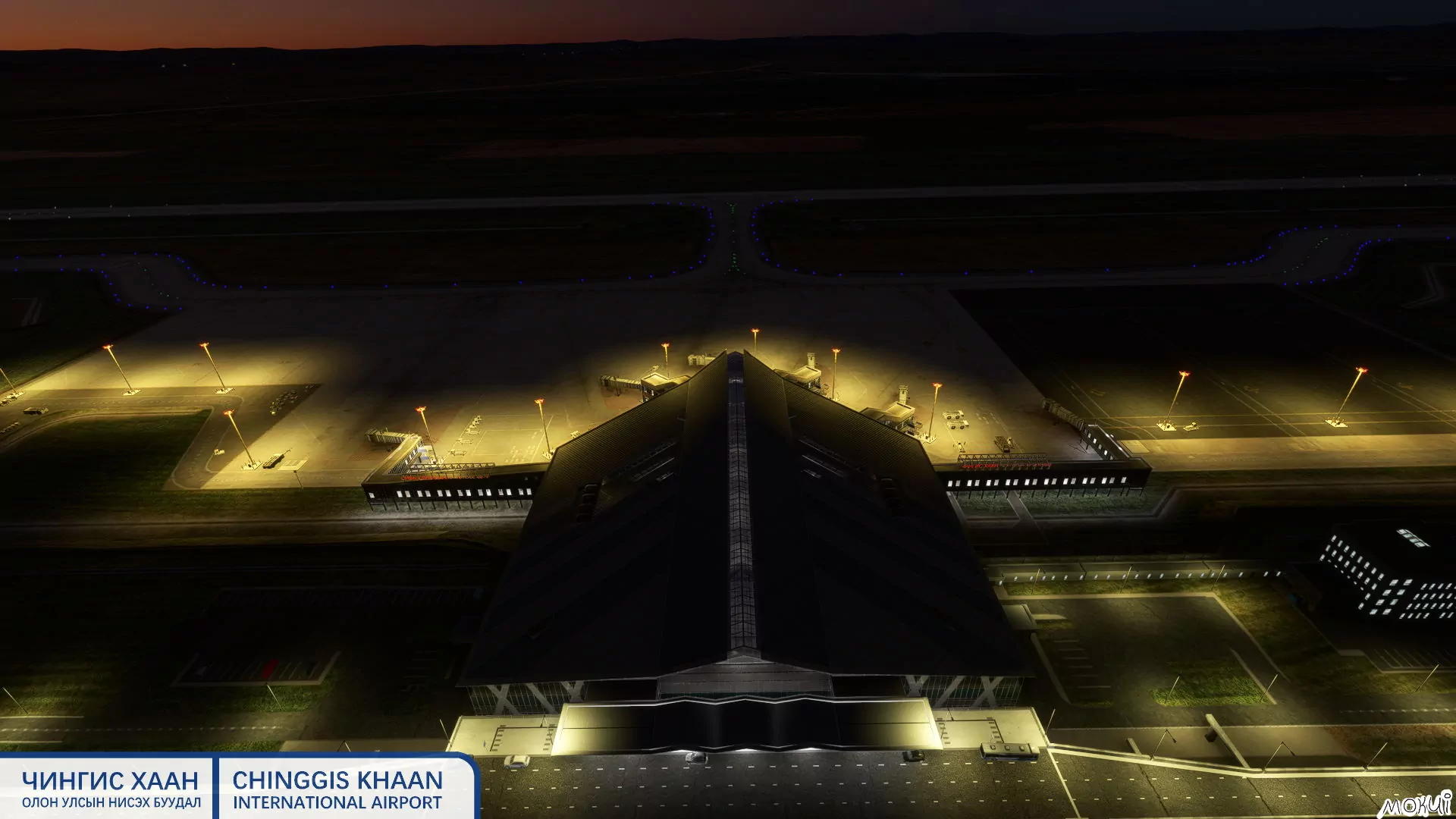 Аэропорт ZMCK ( Улан-Батор, Монголия )