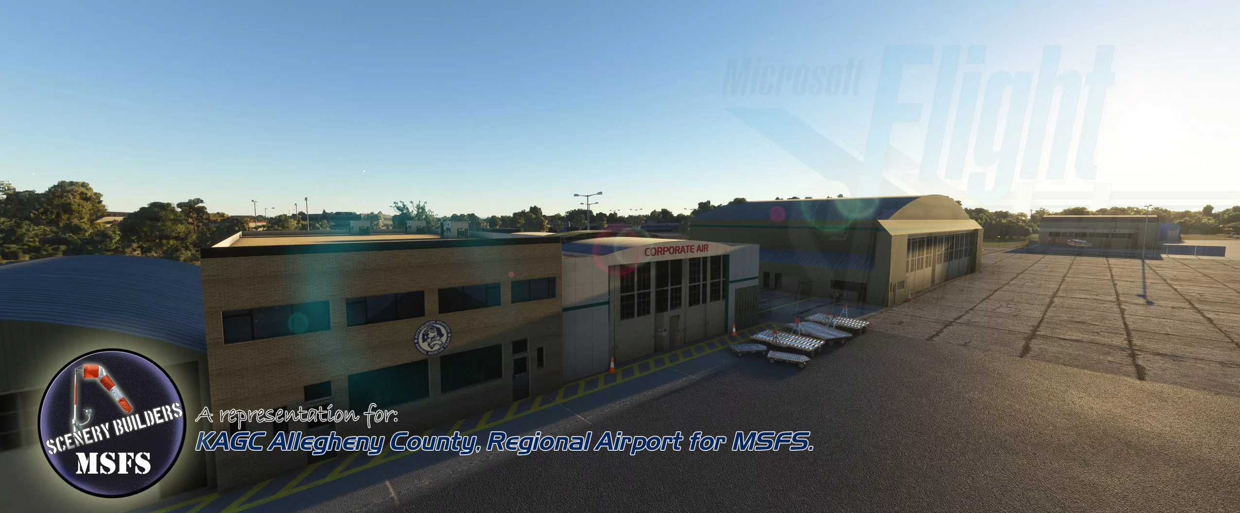 Аэропорт KAGC ( Уэст-Миффлин, США )