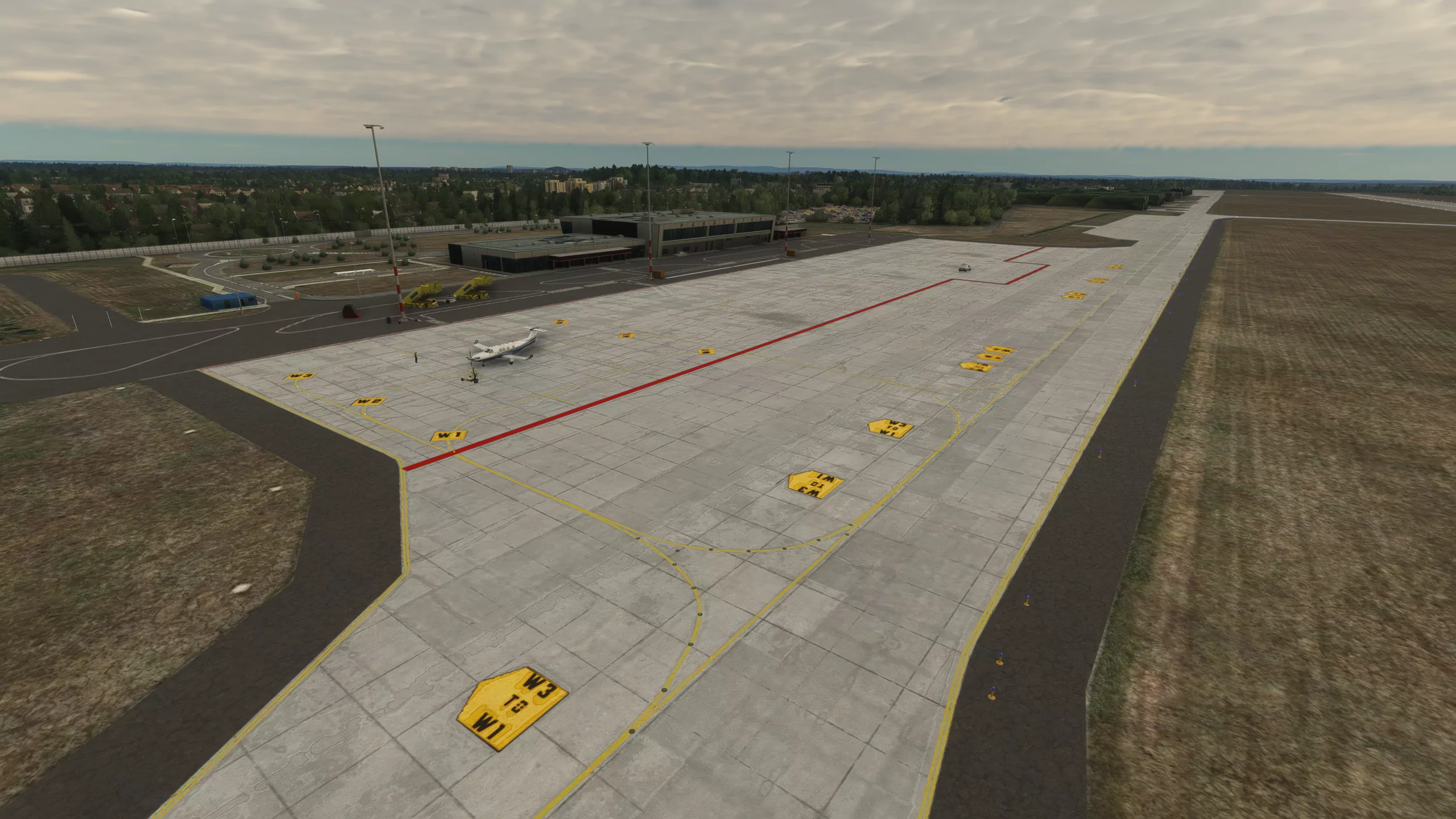 Аэропорт LKPD ( Пардубице, Чехия )