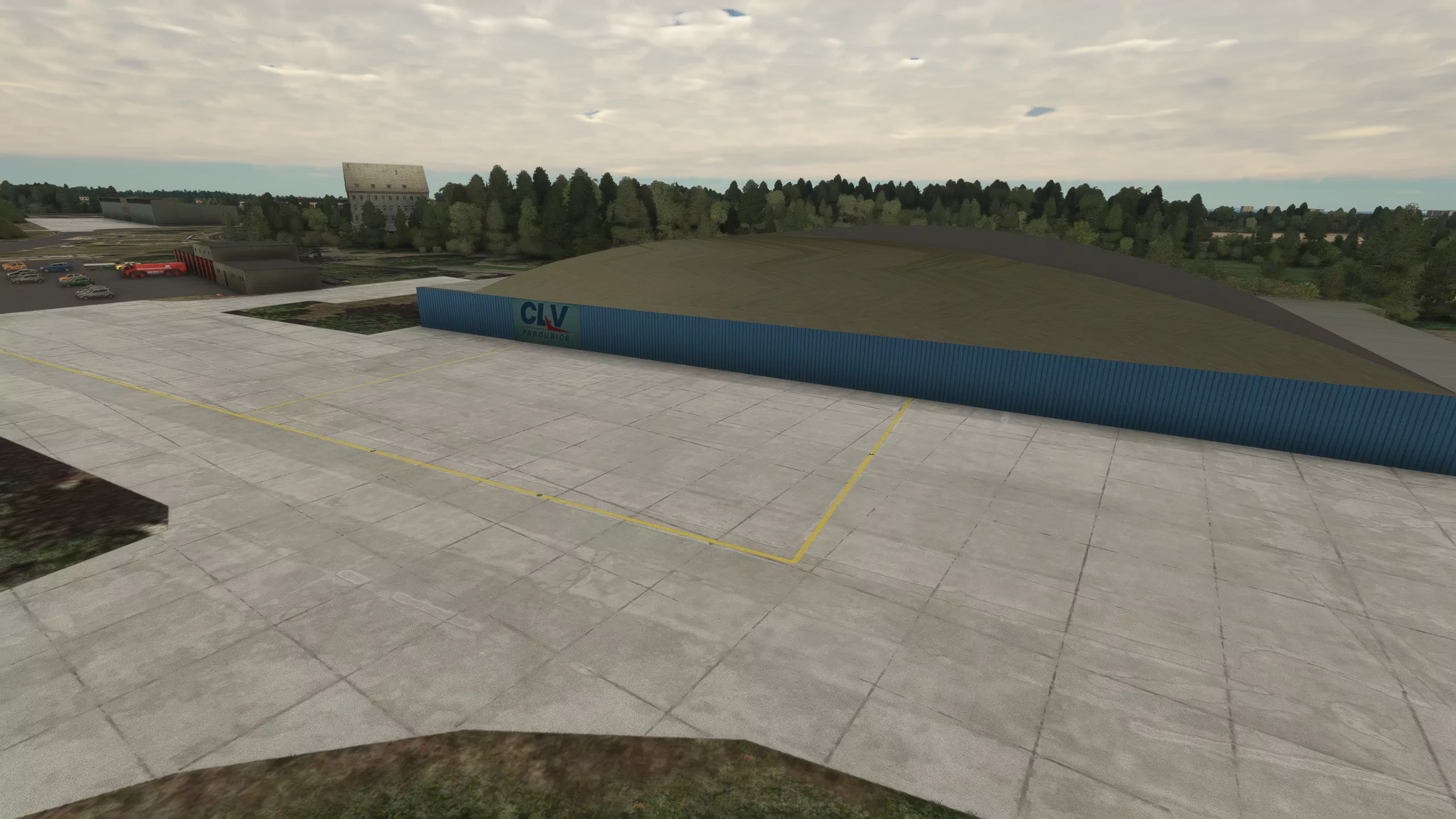 Аэропорт LKPD ( Пардубице, Чехия )