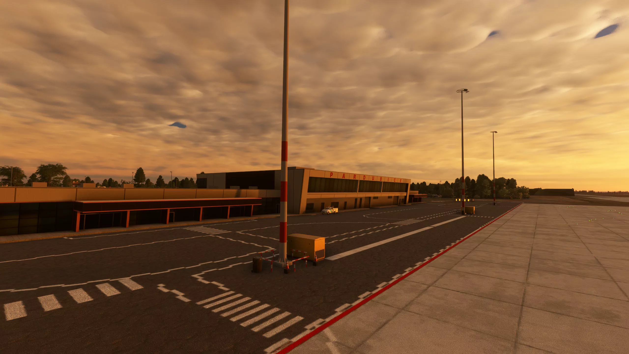 Аэропорт LKPD ( Пардубице, Чехия )