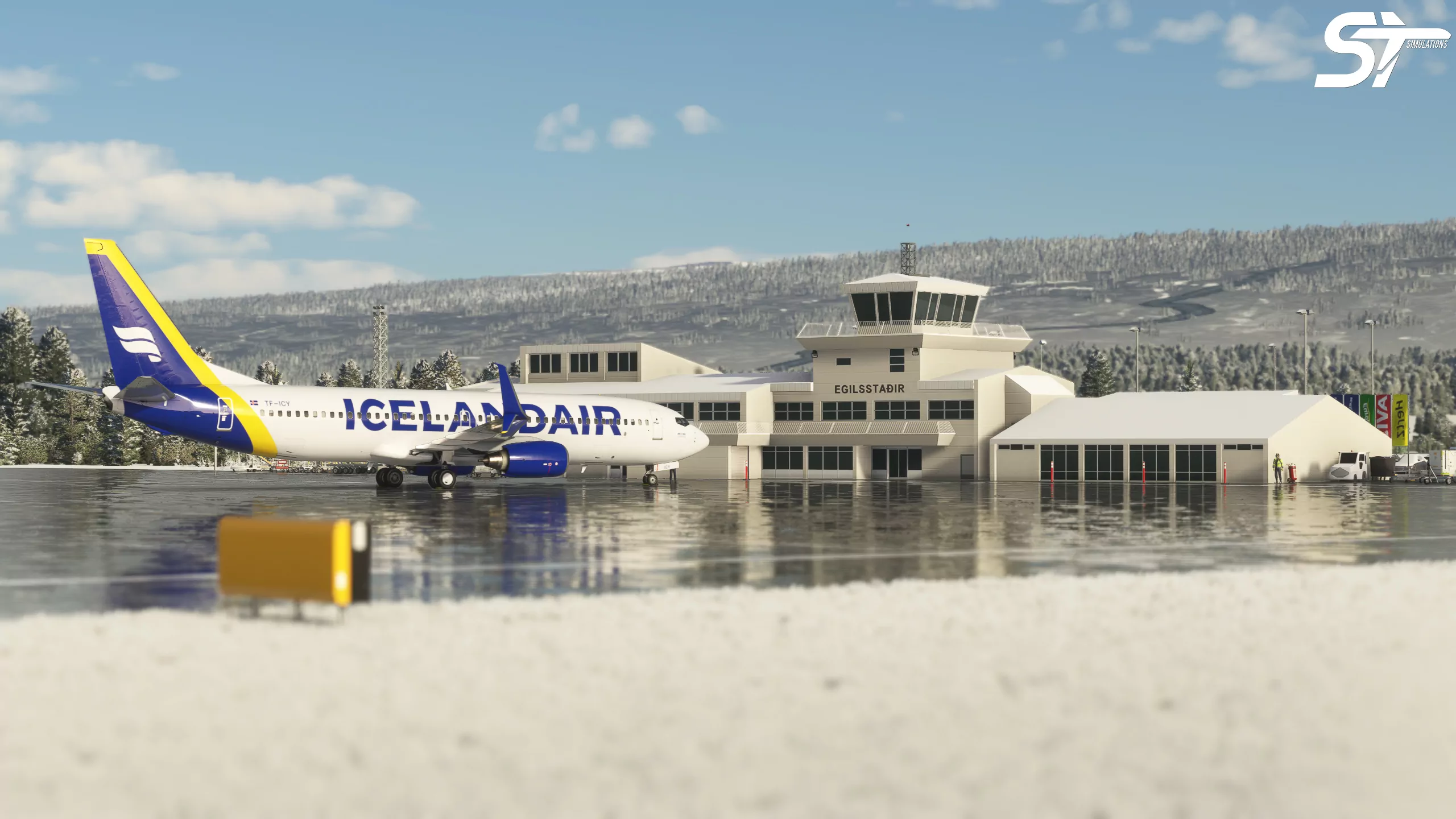 Аэропорт BIEG ( Эйильсстадир, Исландия )