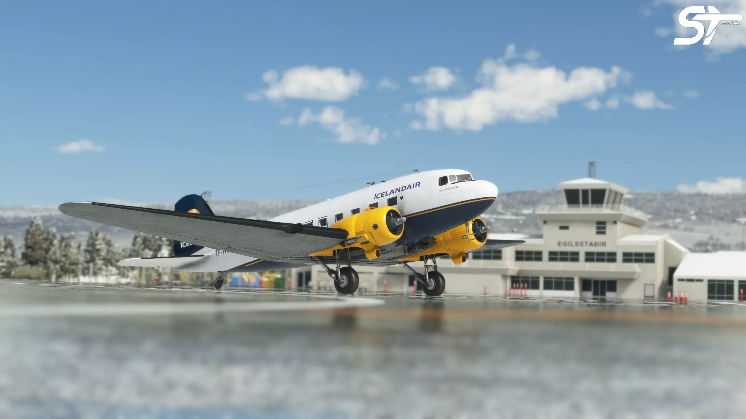 Аэропорт BIEG ( Эйильсстадир, Исландия )