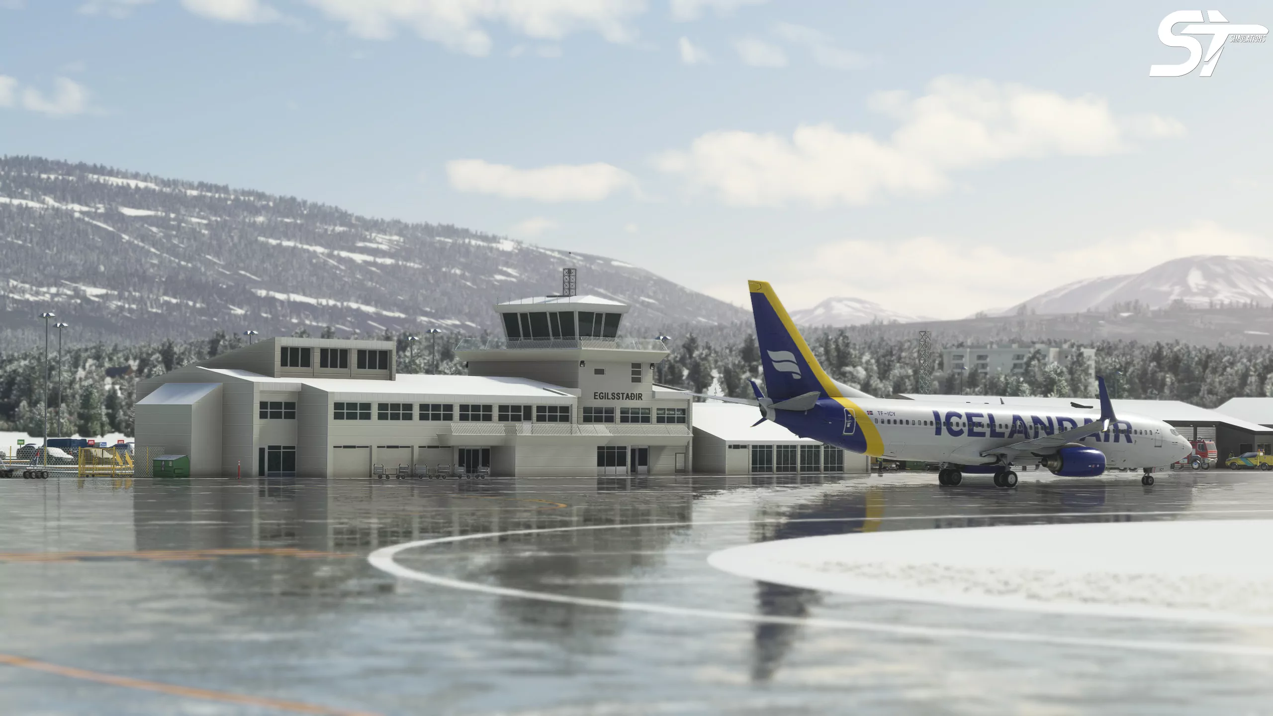 Аэропорт BIEG ( Эйильсстадир, Исландия )