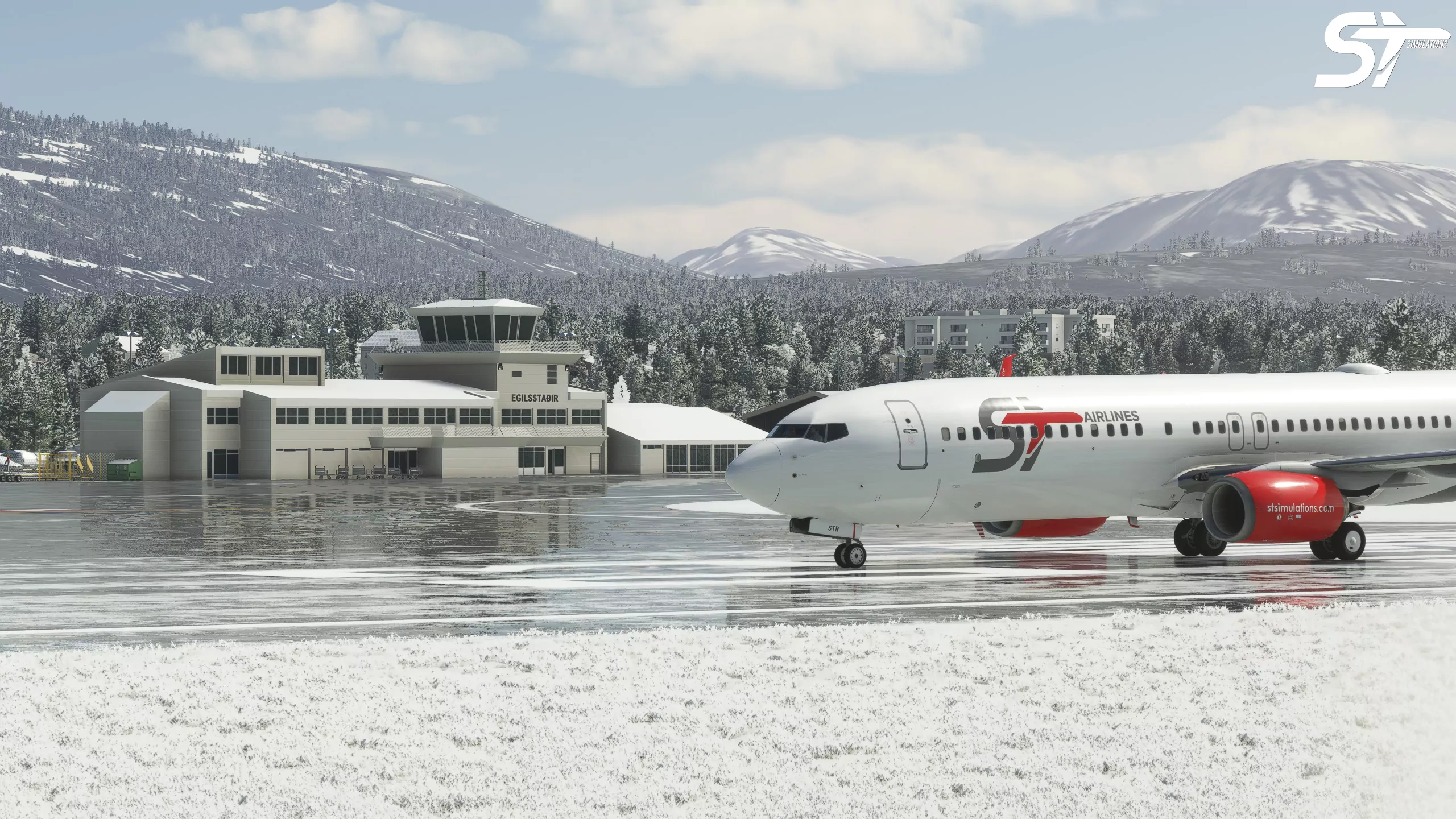 Аэропорт BIEG ( Эйильсстадир, Исландия )