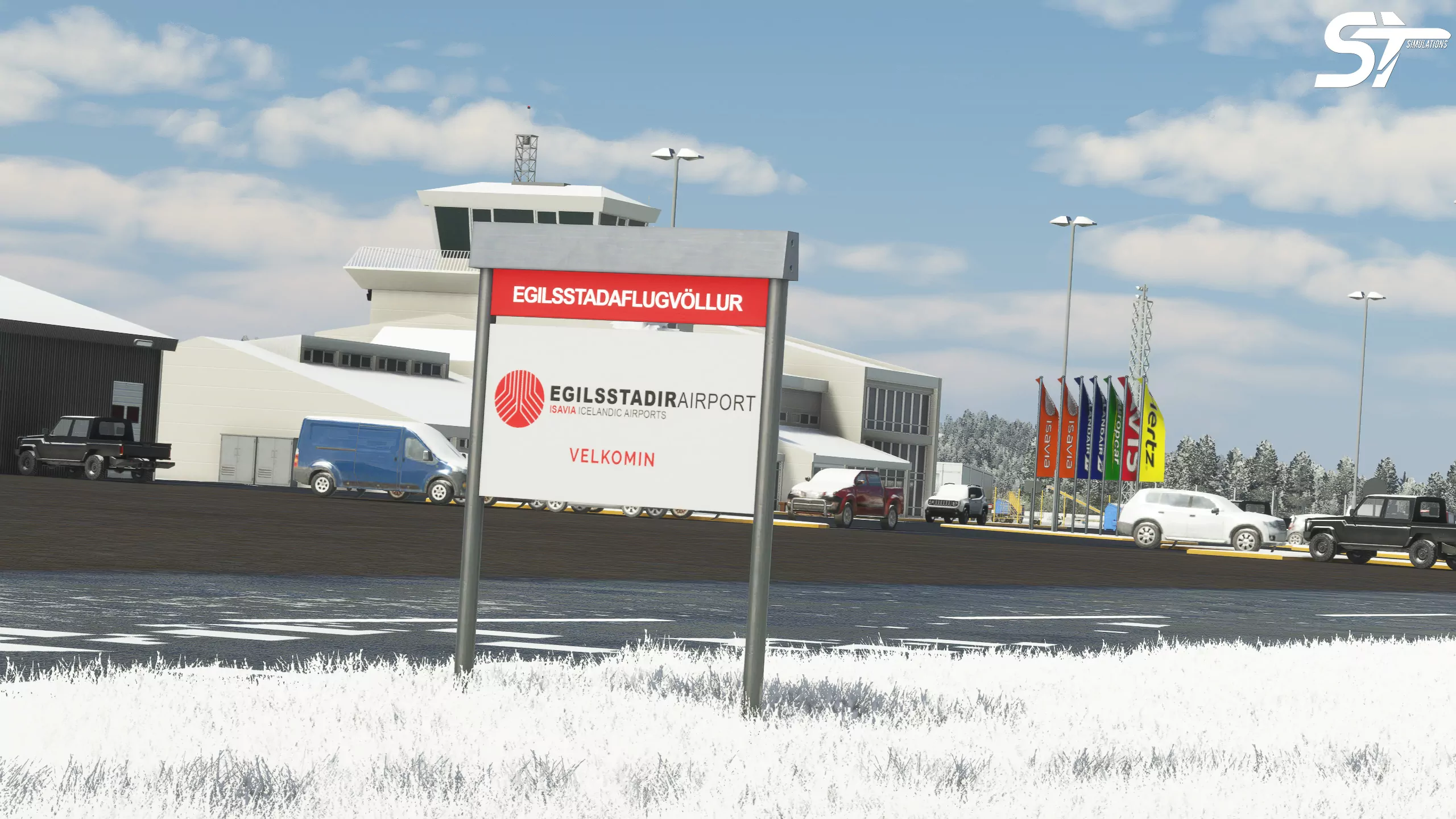 Аэропорт BIEG ( Эйильсстадир, Исландия )