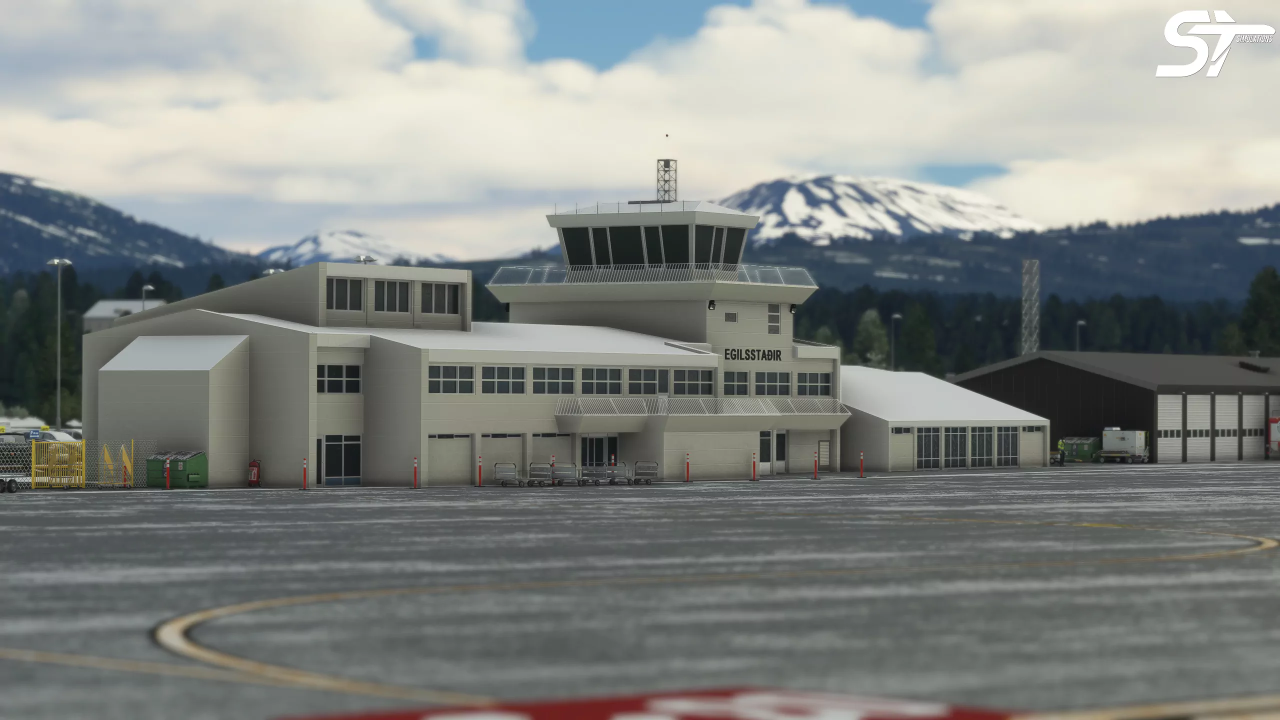 Аэропорт BIEG ( Эйильсстадир, Исландия )