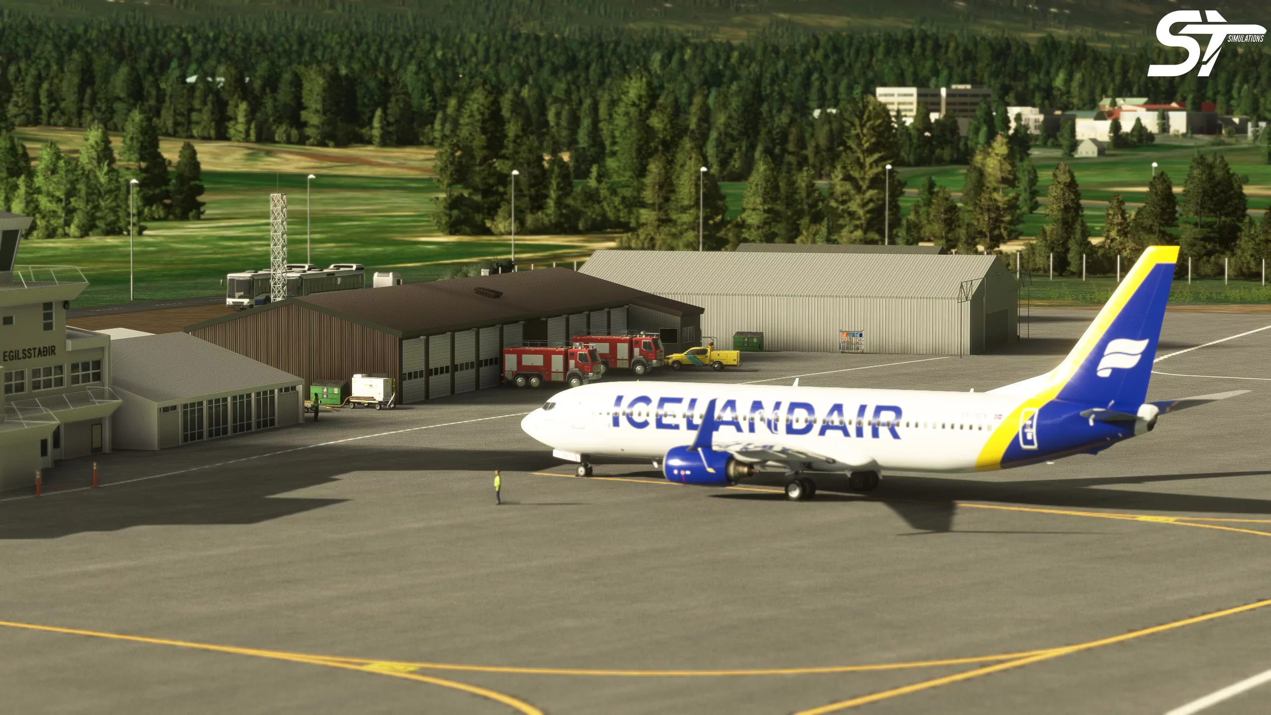 Аэропорт BIEG ( Эйильсстадир, Исландия )