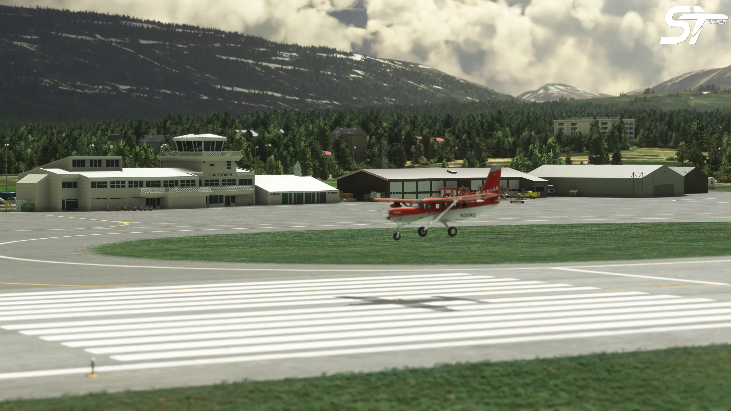 Аэропорт BIEG ( Эйильсстадир, Исландия )