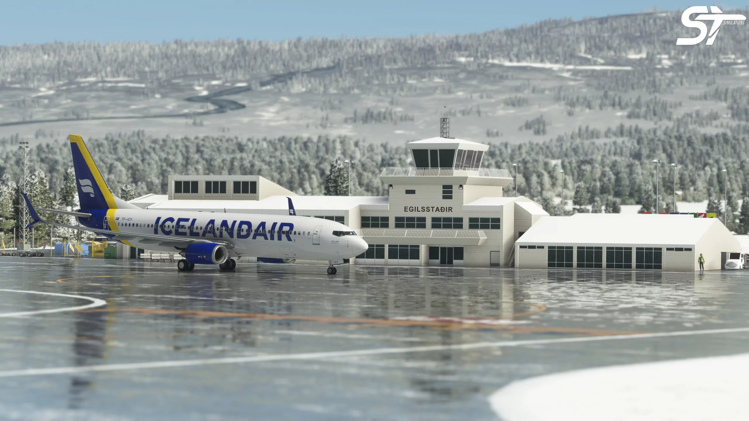 Аэропорт BIEG ( Эйильсстадир, Исландия )