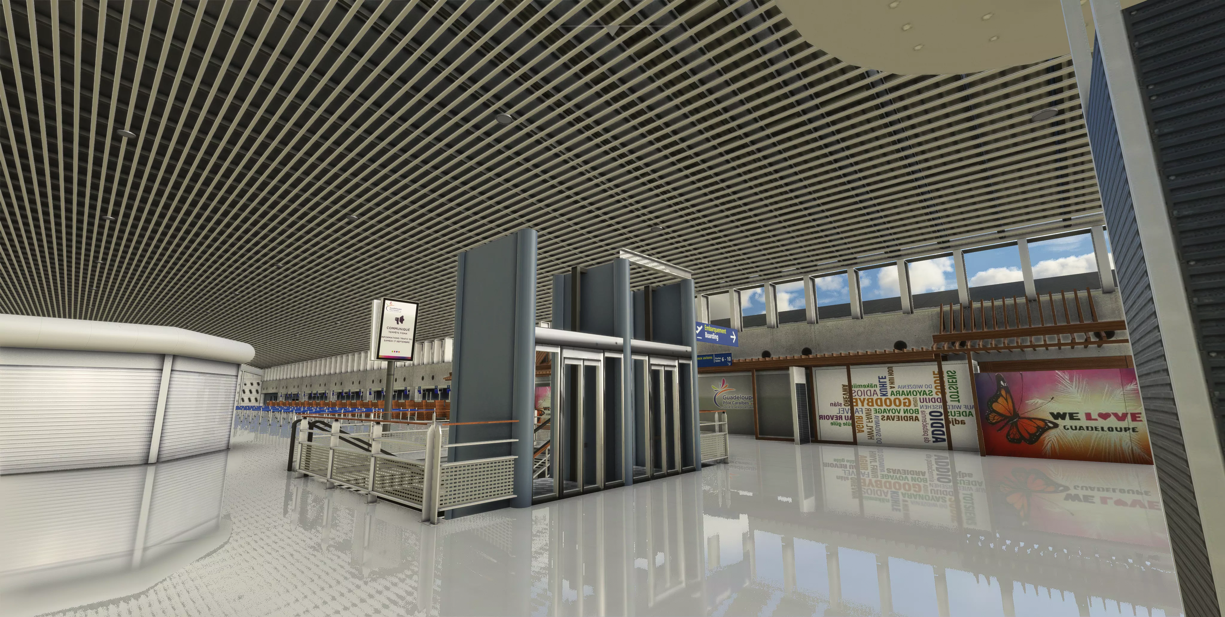 Аэропорт TFFR ( Лез Абим, Гваделупа )