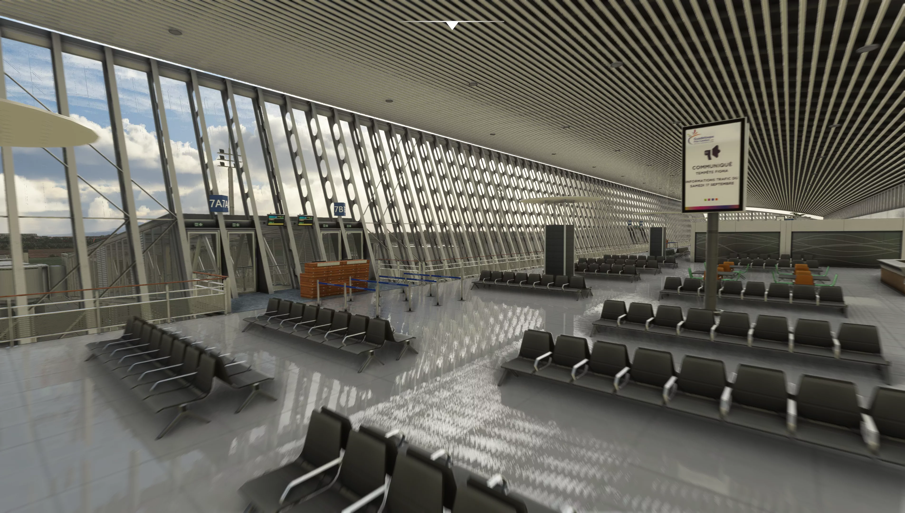 Аэропорт TFFR ( Лез Абим, Гваделупа )