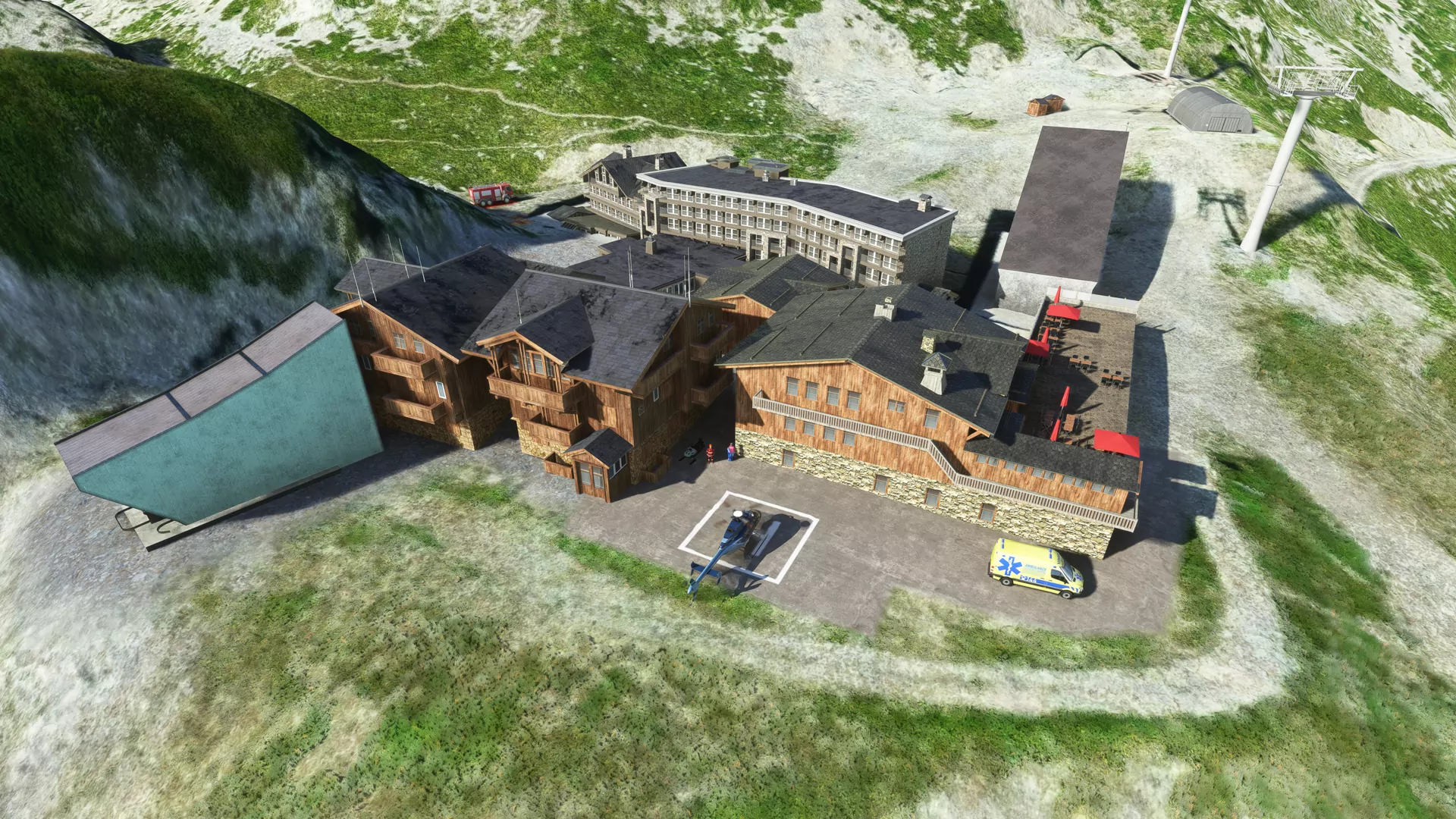 Вертодром LSHS ( Сьон, Швейцария )