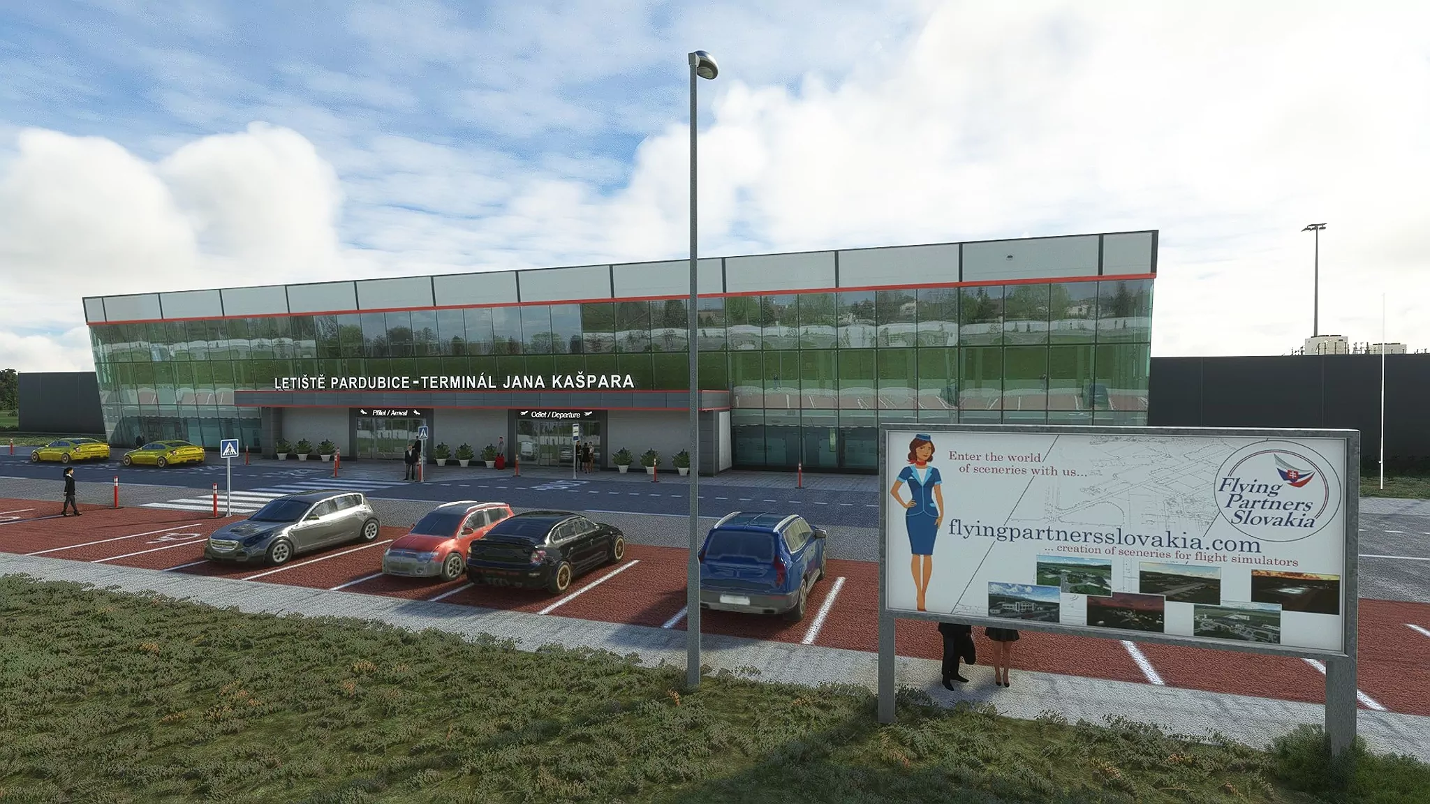 Аэропорт LKPD ( Пардубице, Чехия )