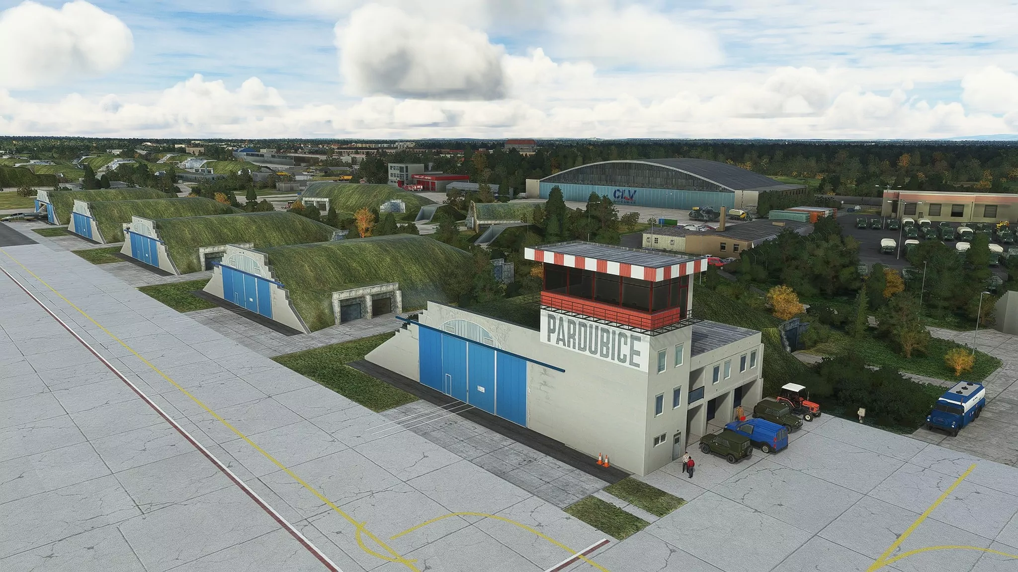 Аэропорт LKPD ( Пардубице, Чехия )