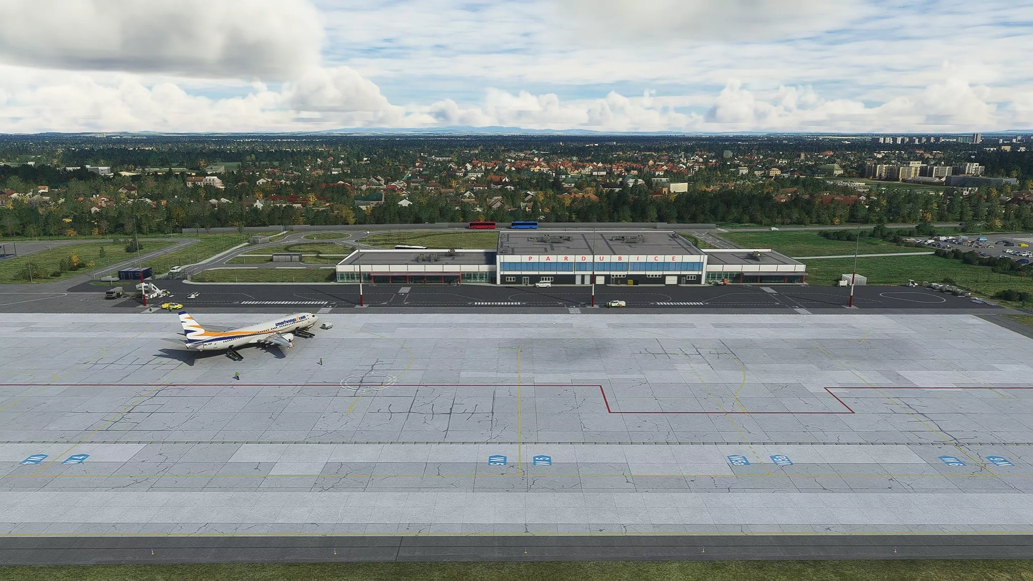 Аэропорт LKPD ( Пардубице, Чехия )
