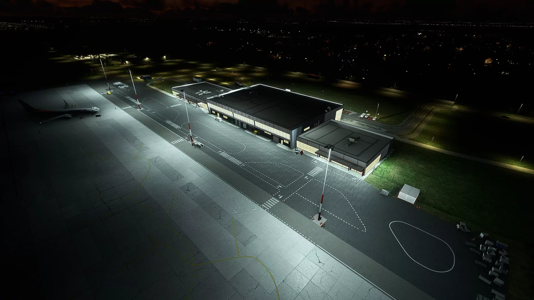 Аэропорт LKPD ( Пардубице, Чехия )