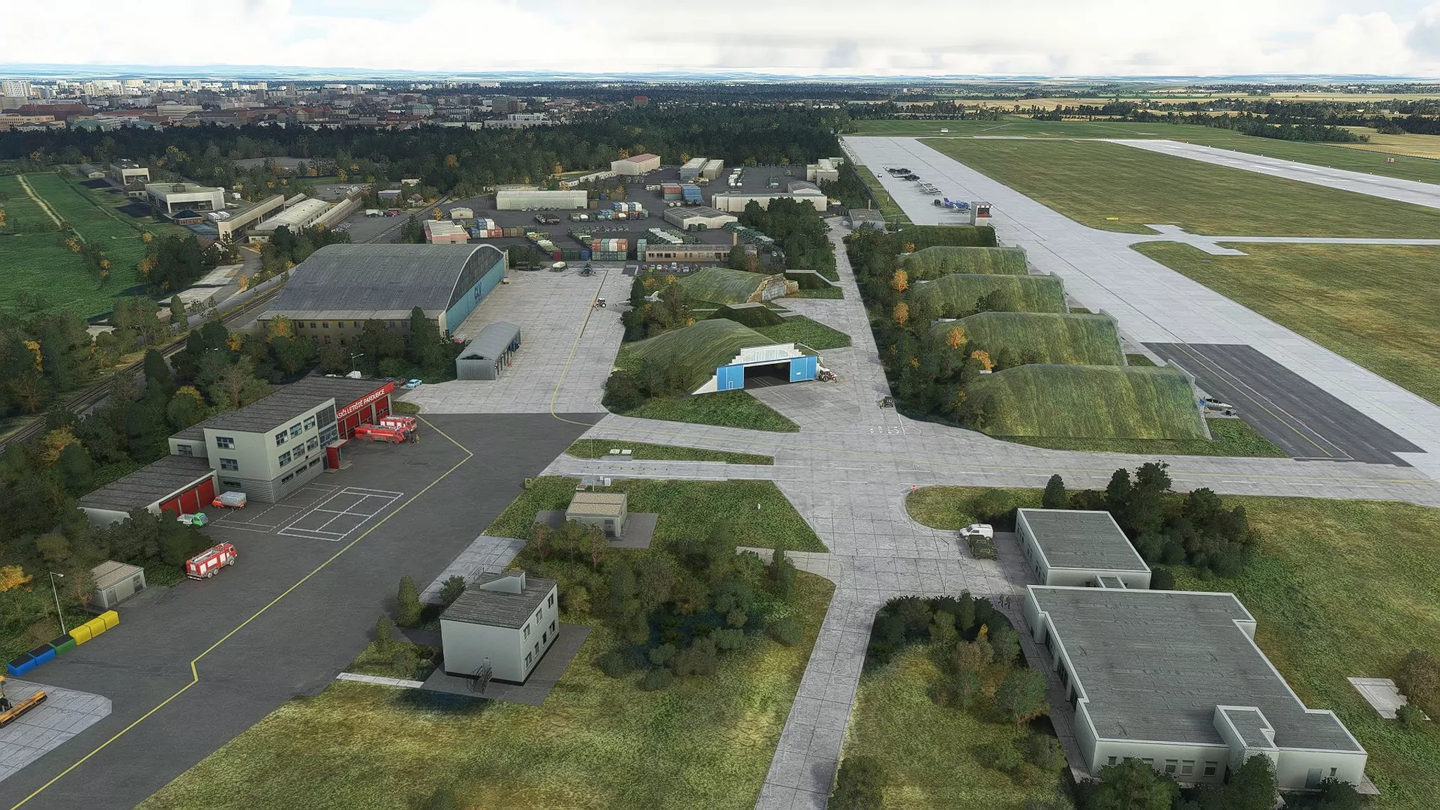 Аэропорт LKPD ( Пардубице, Чехия )