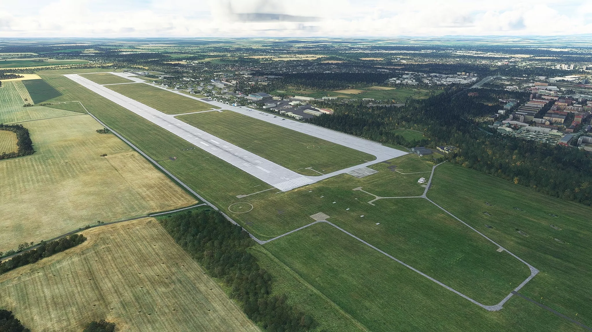 Аэропорт LKPD ( Пардубице, Чехия )