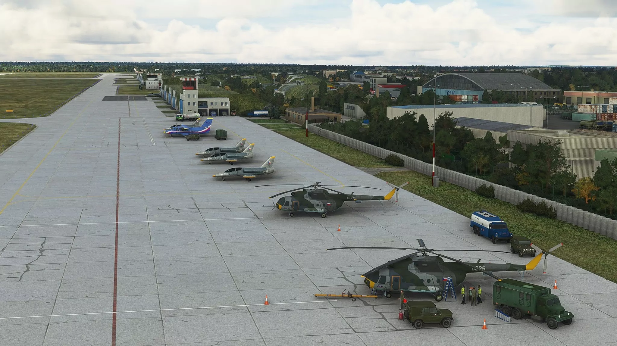 Аэропорт LKPD ( Пардубице, Чехия )