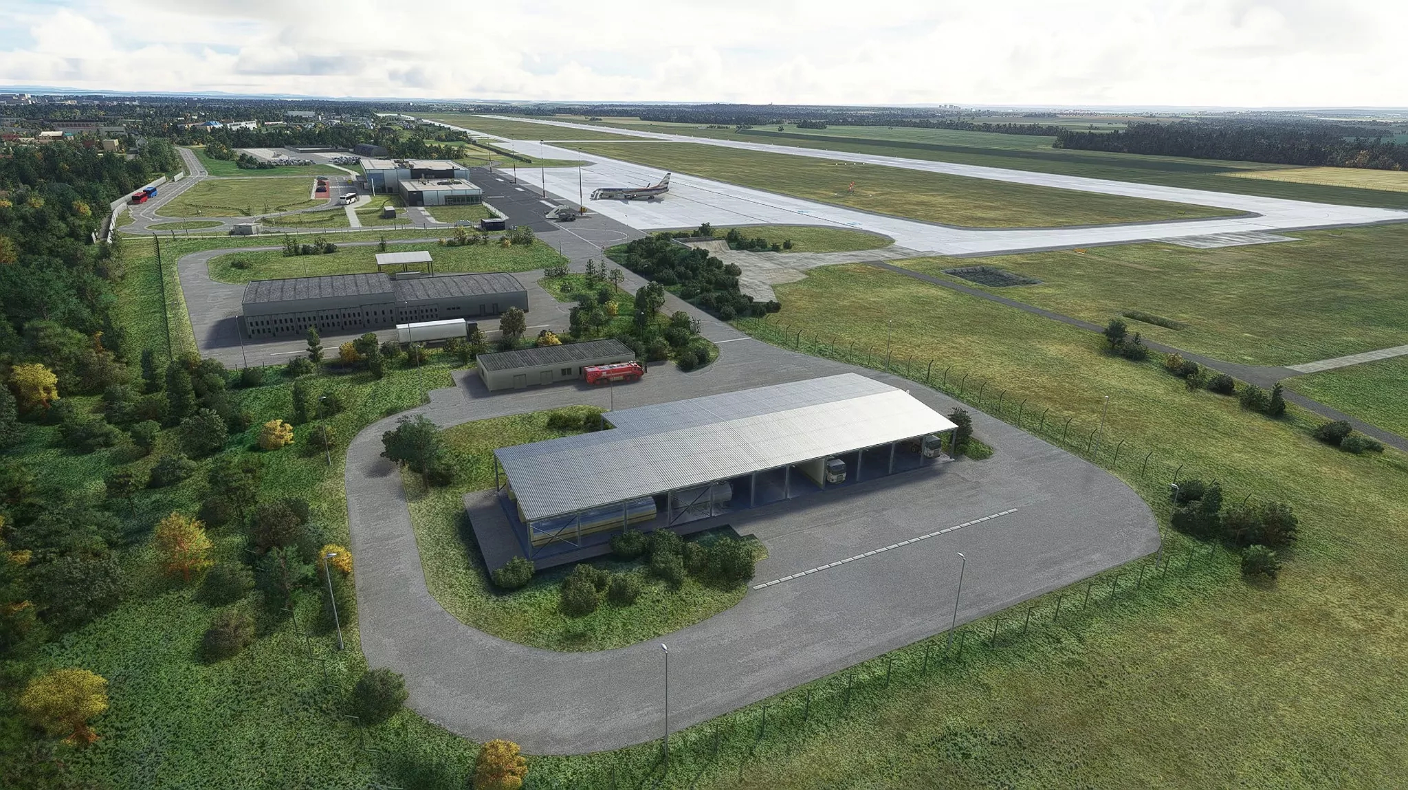 Аэропорт LKPD ( Пардубице, Чехия )