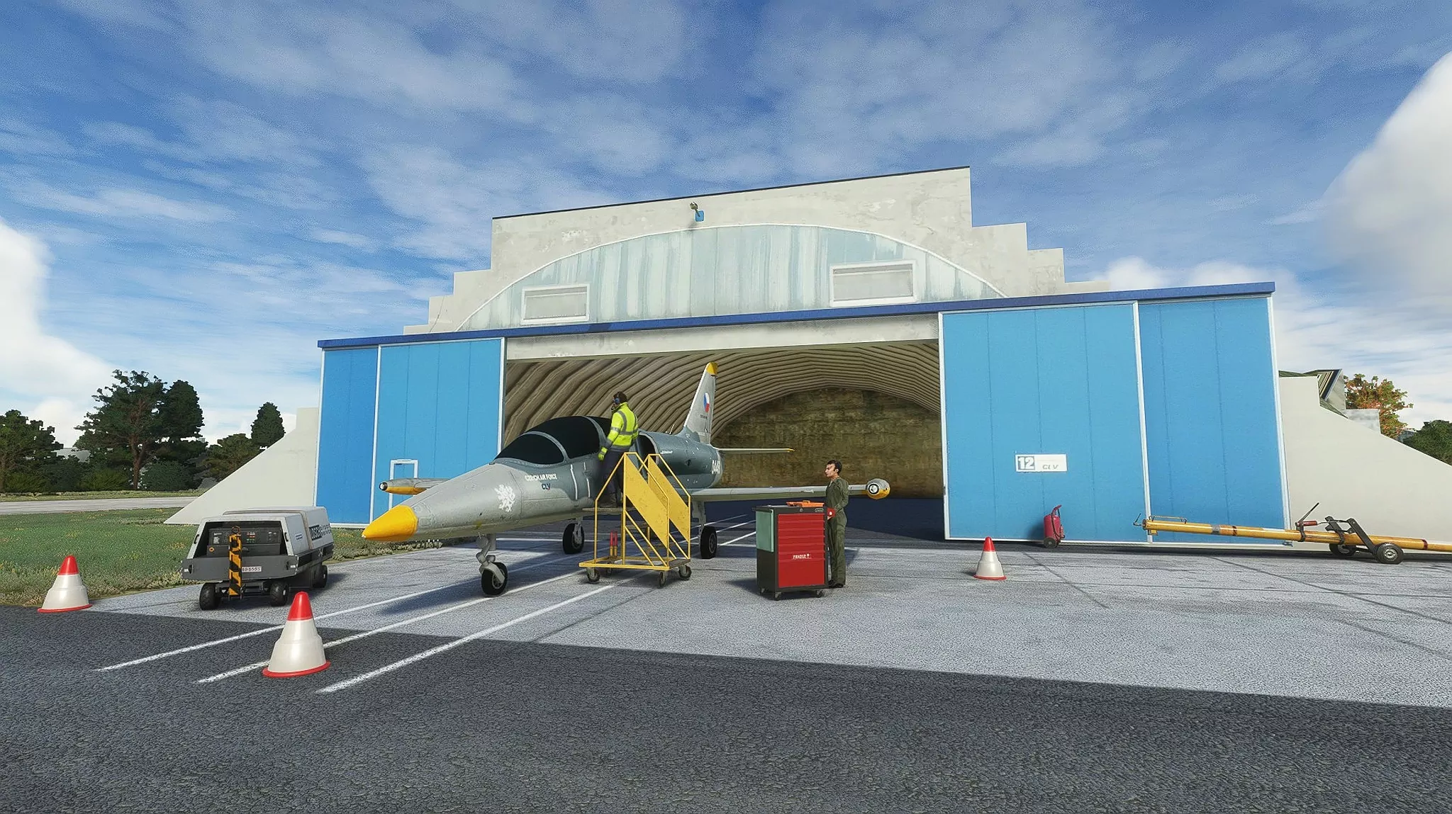 Аэропорт LKPD ( Пардубице, Чехия )