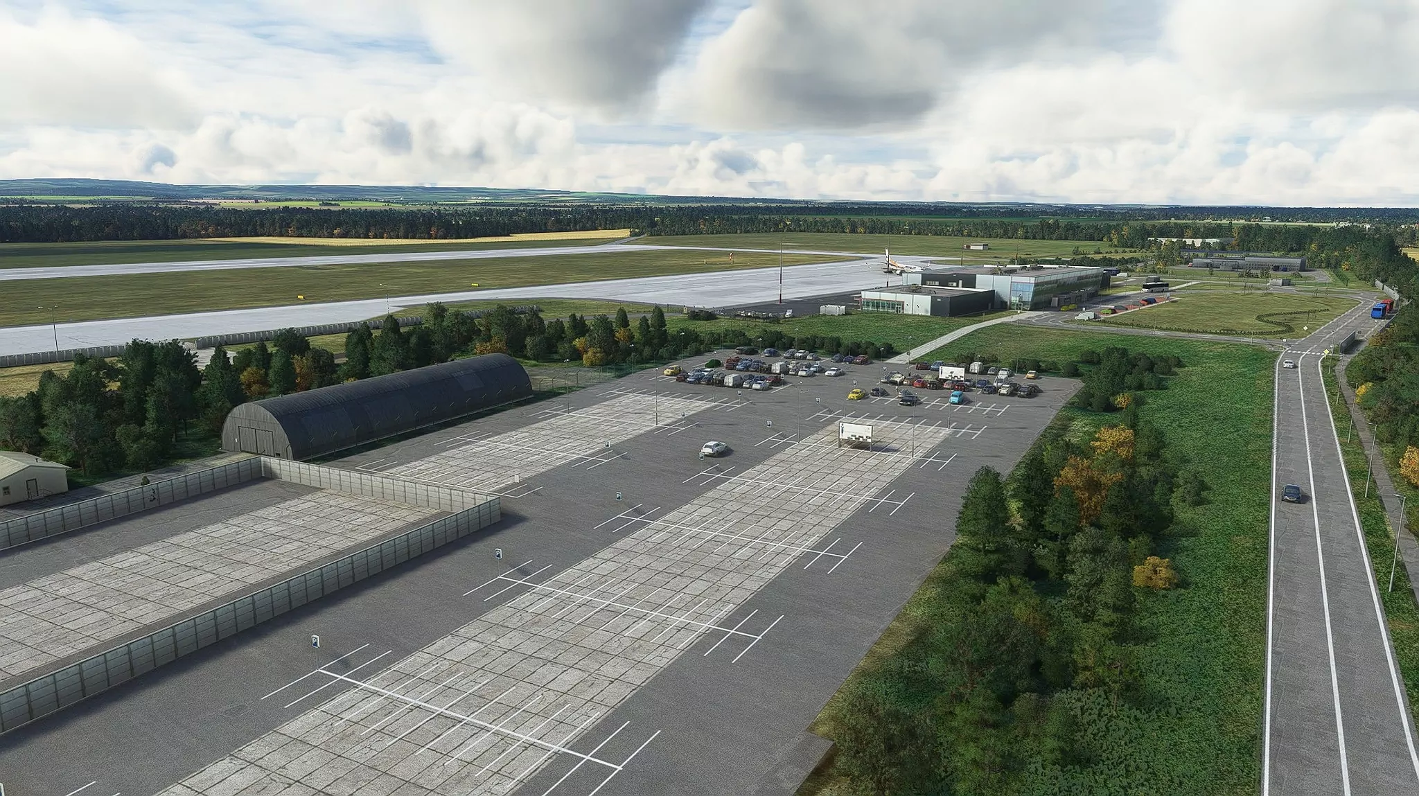 Аэропорт LKPD ( Пардубице, Чехия )