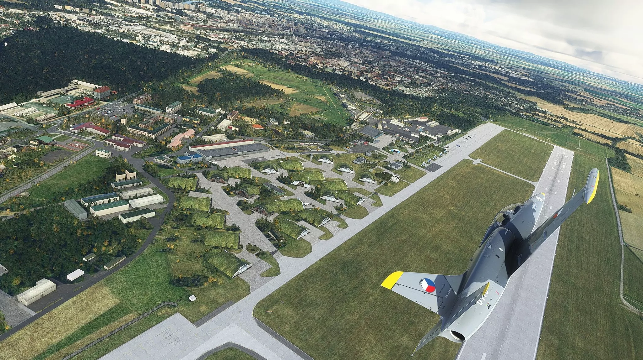 Аэропорт LKPD ( Пардубице, Чехия )