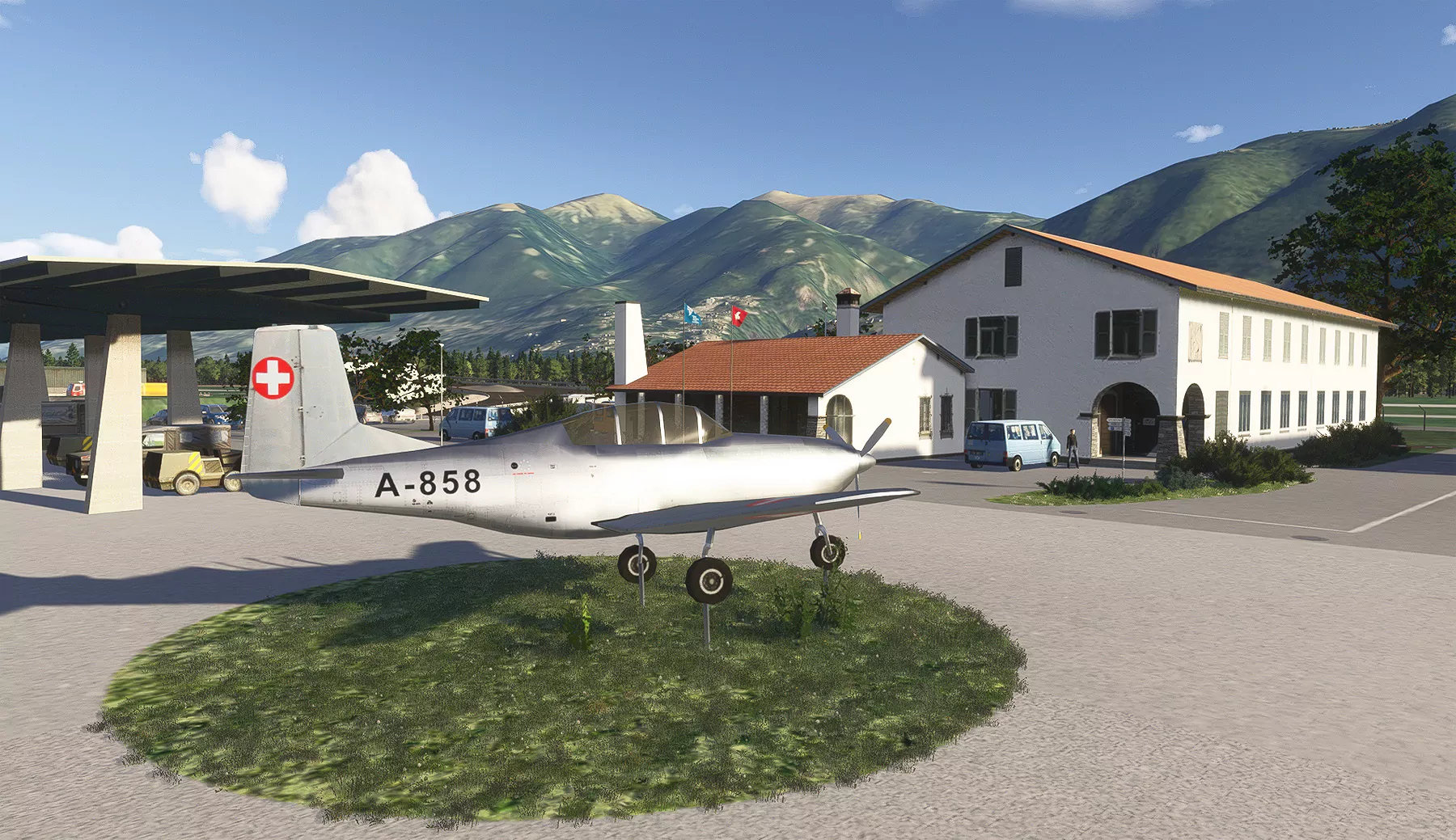 Аэропорт LSZO ( Локарно, Швейцария )