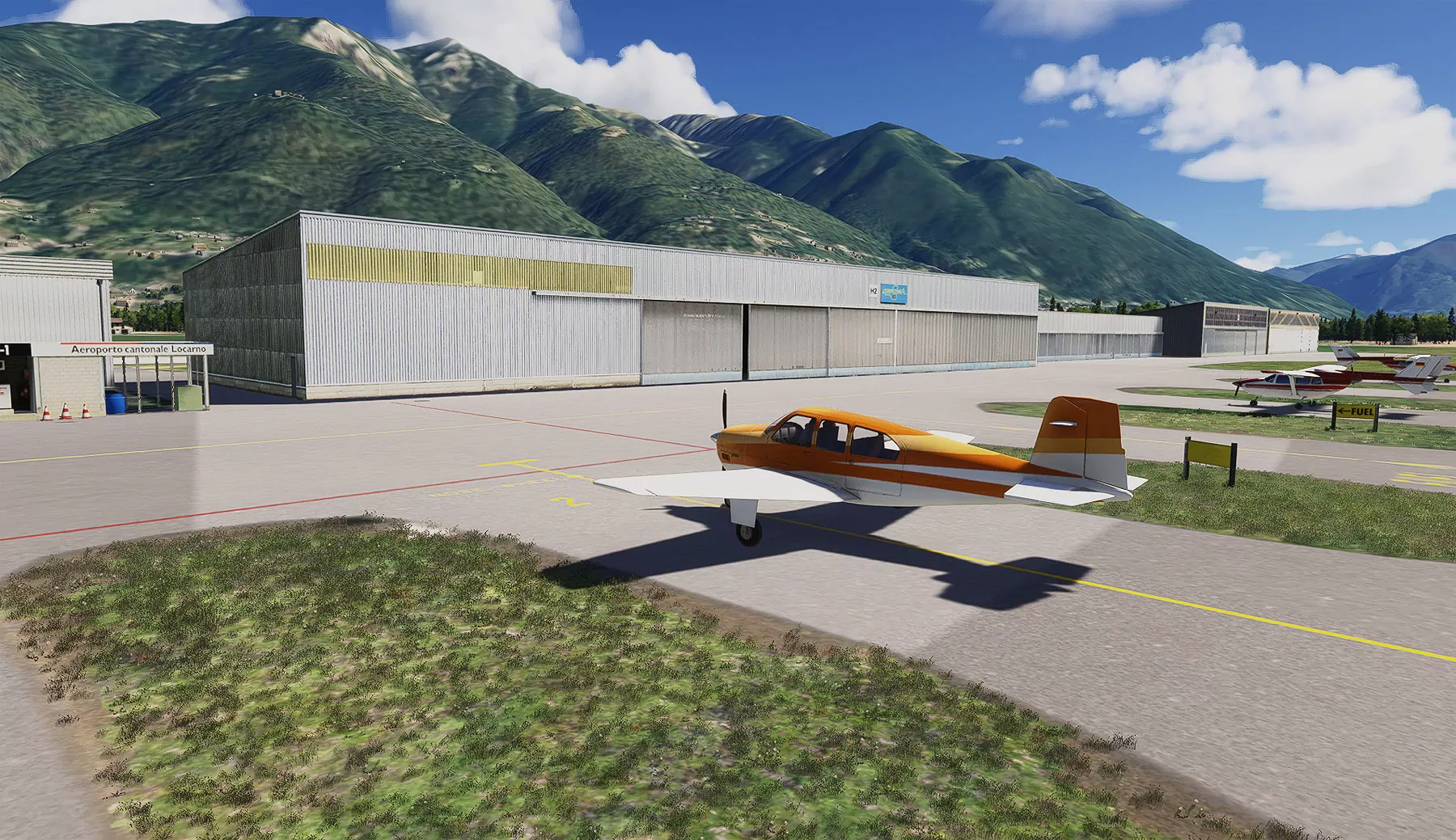 Аэропорт LSZO ( Локарно, Швейцария )