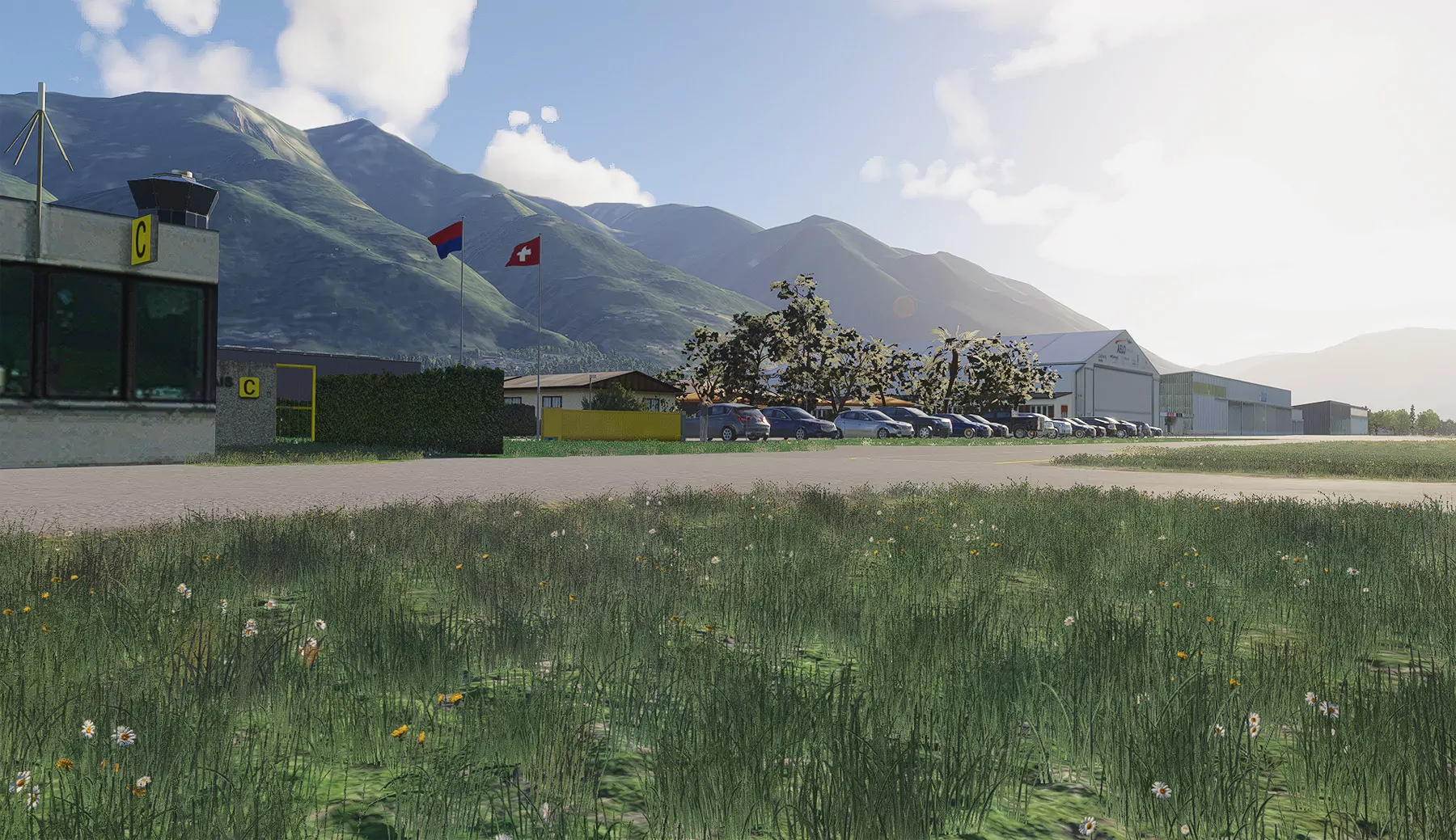 Аэропорт LSZO ( Локарно, Швейцария )