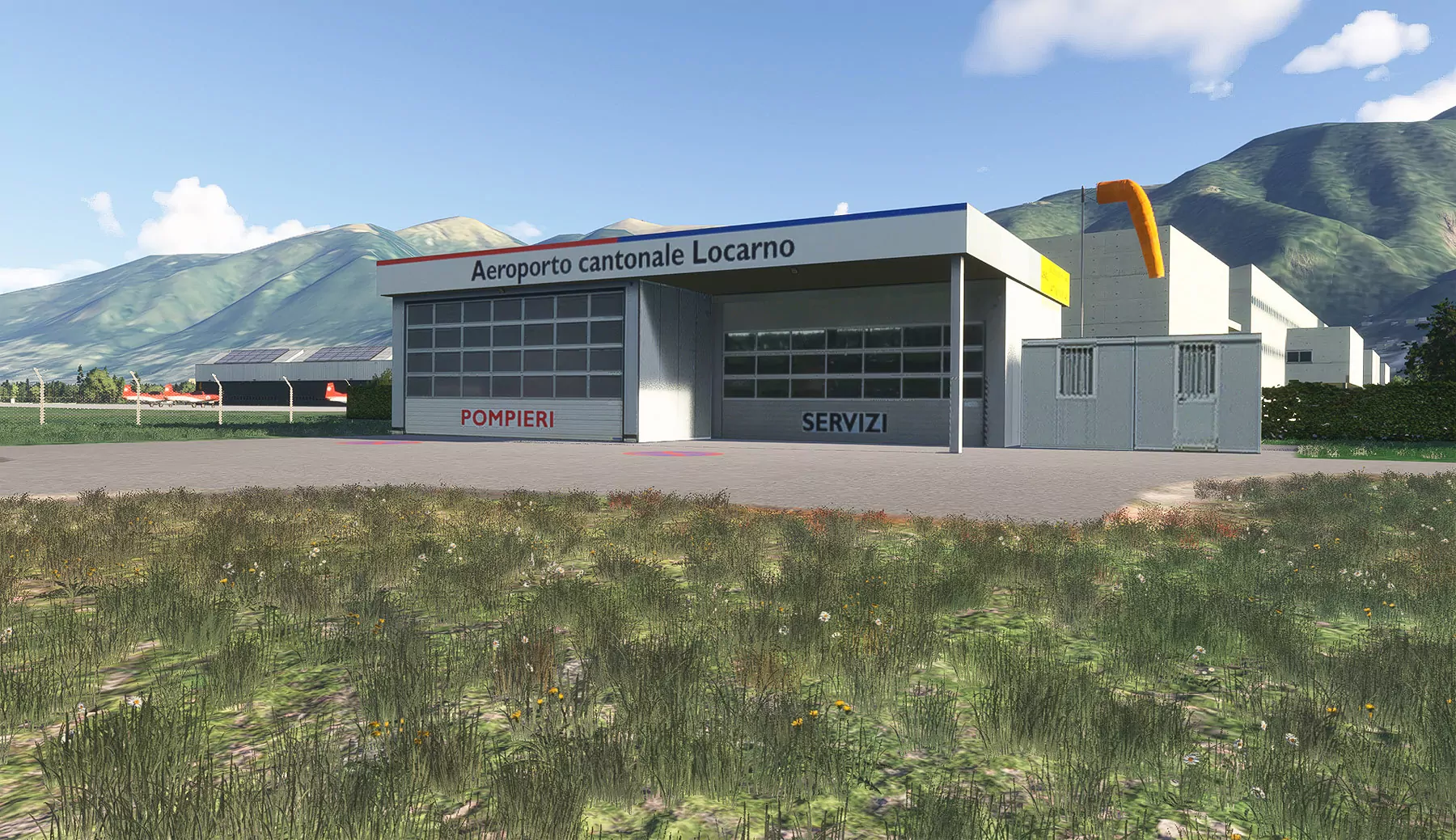 Аэропорт LSZO ( Локарно, Швейцария )