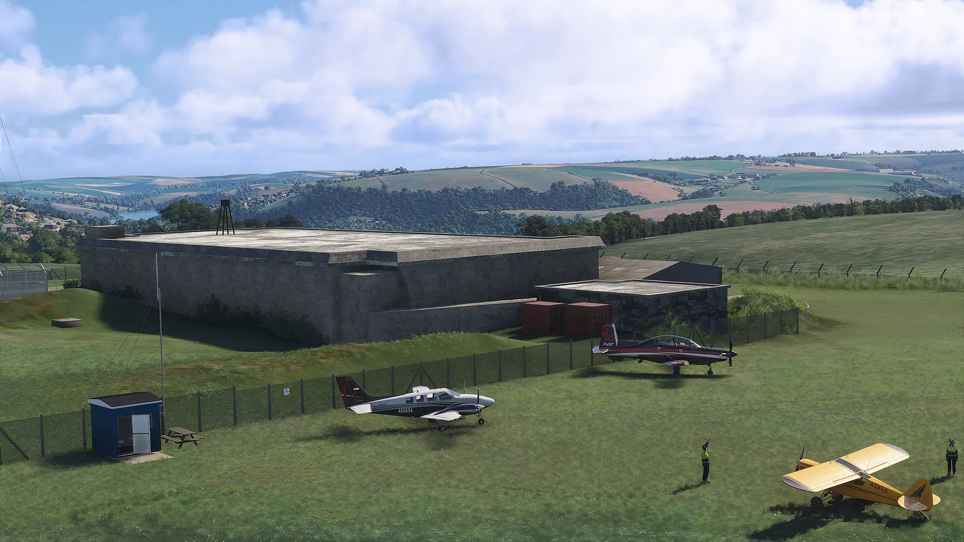 Аэродром EGZY ( Кингсбридж, Великобритания )