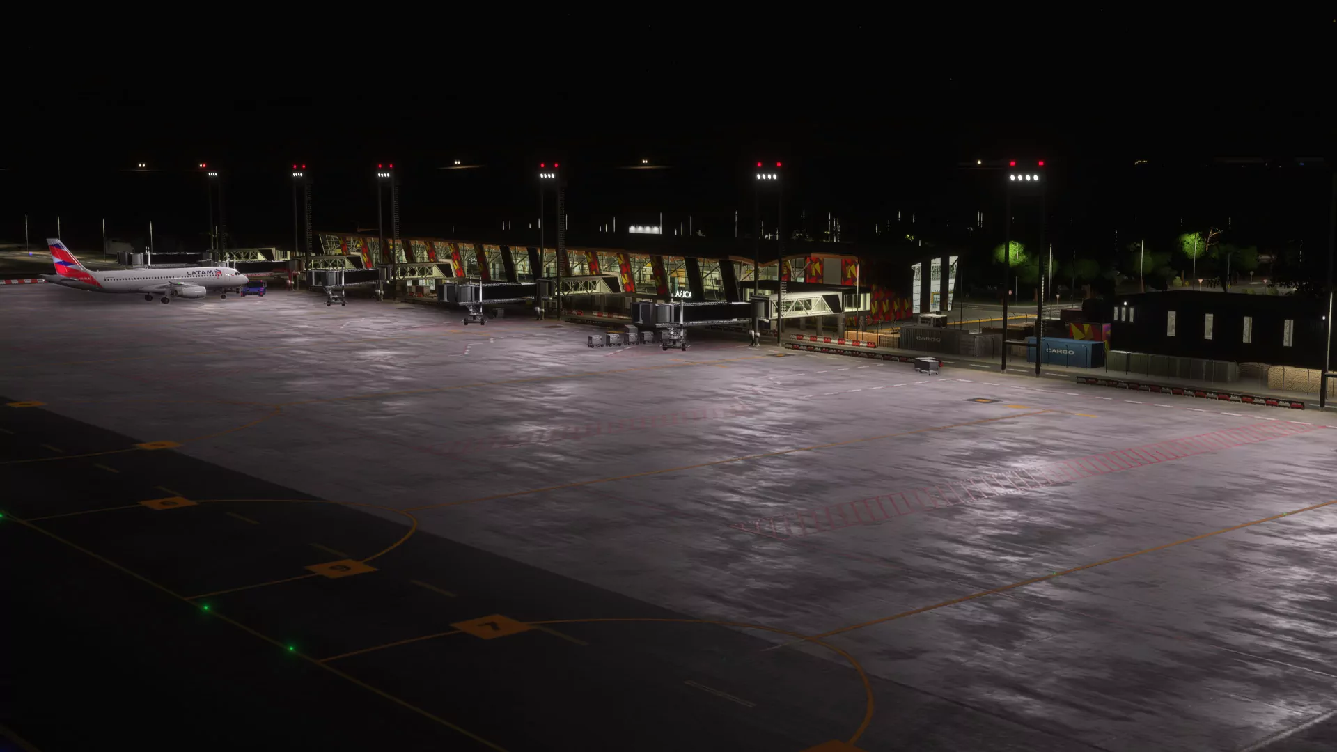 Аэропорт SACR ( Арика, Чили )