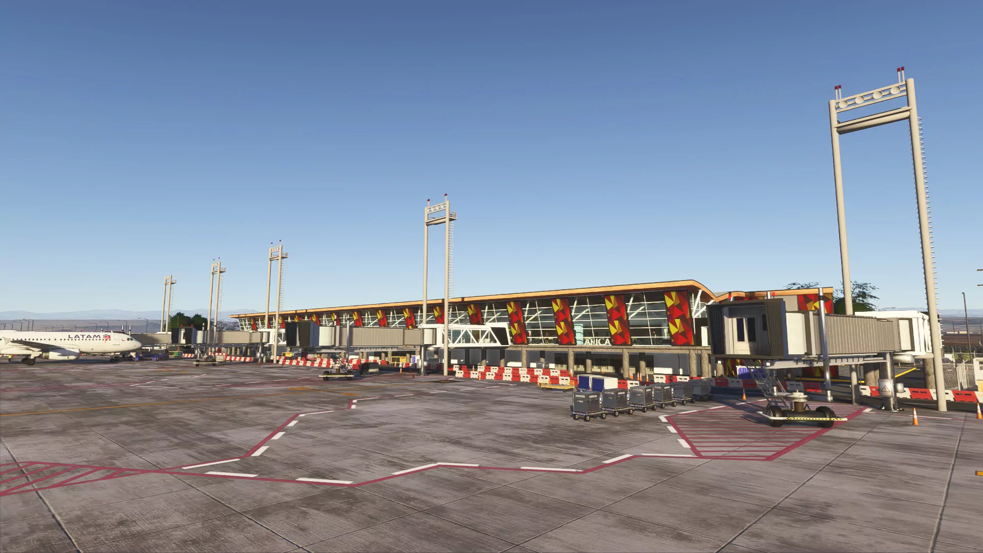 Аэропорт SACR ( Арика, Чили )