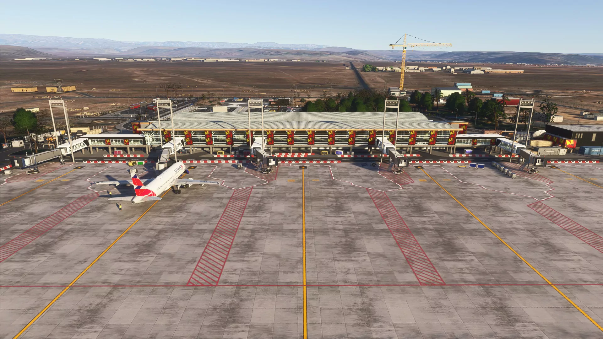 Аэропорт SACR ( Арика, Чили )